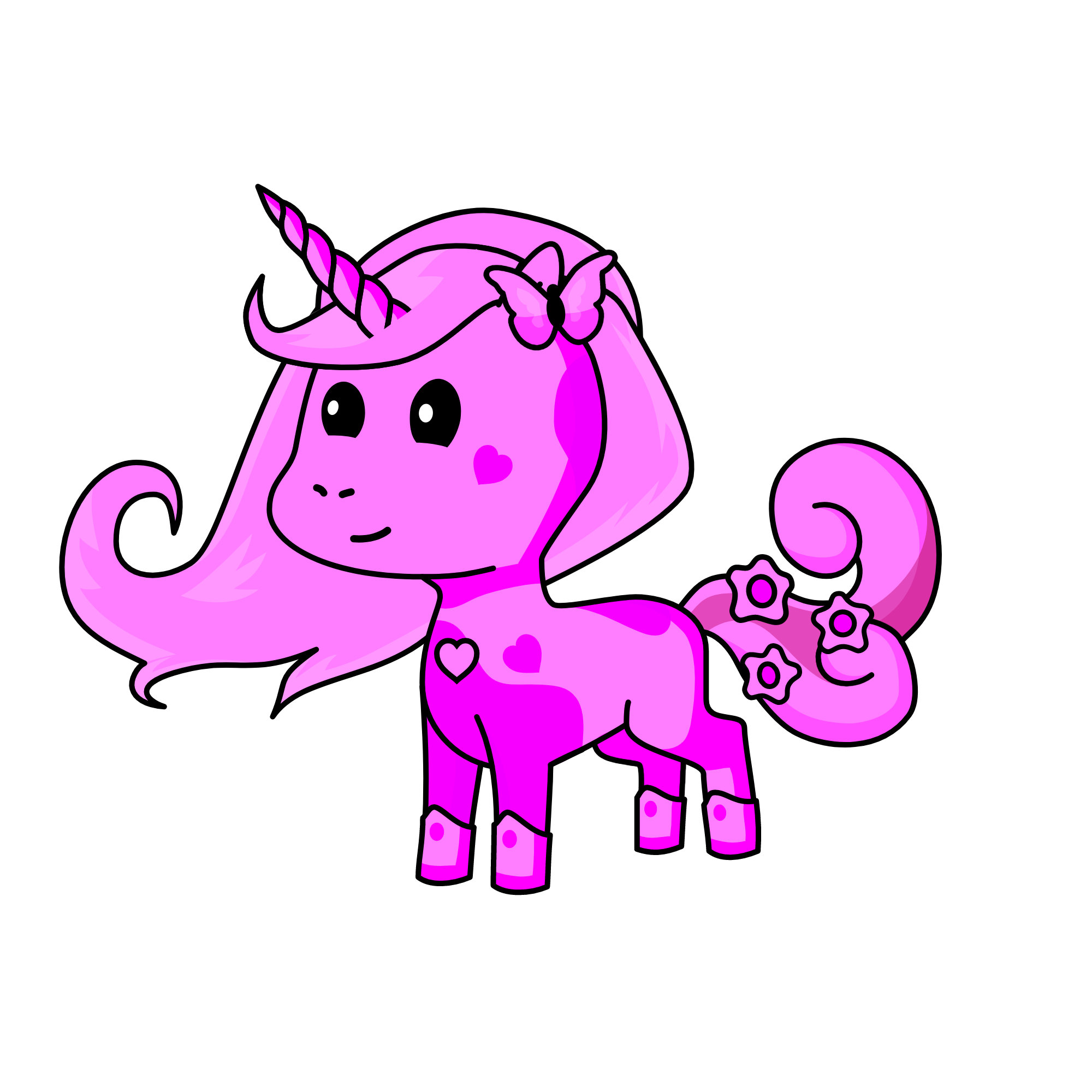 pinky, the unicorn