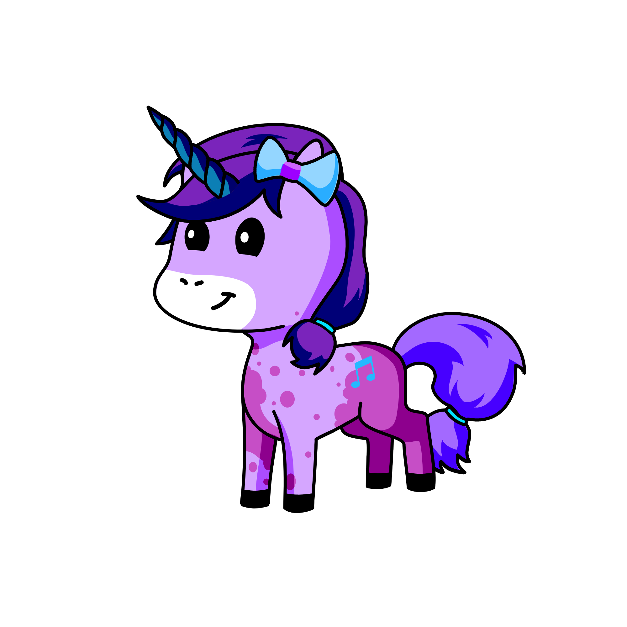 Melody, the unicorn