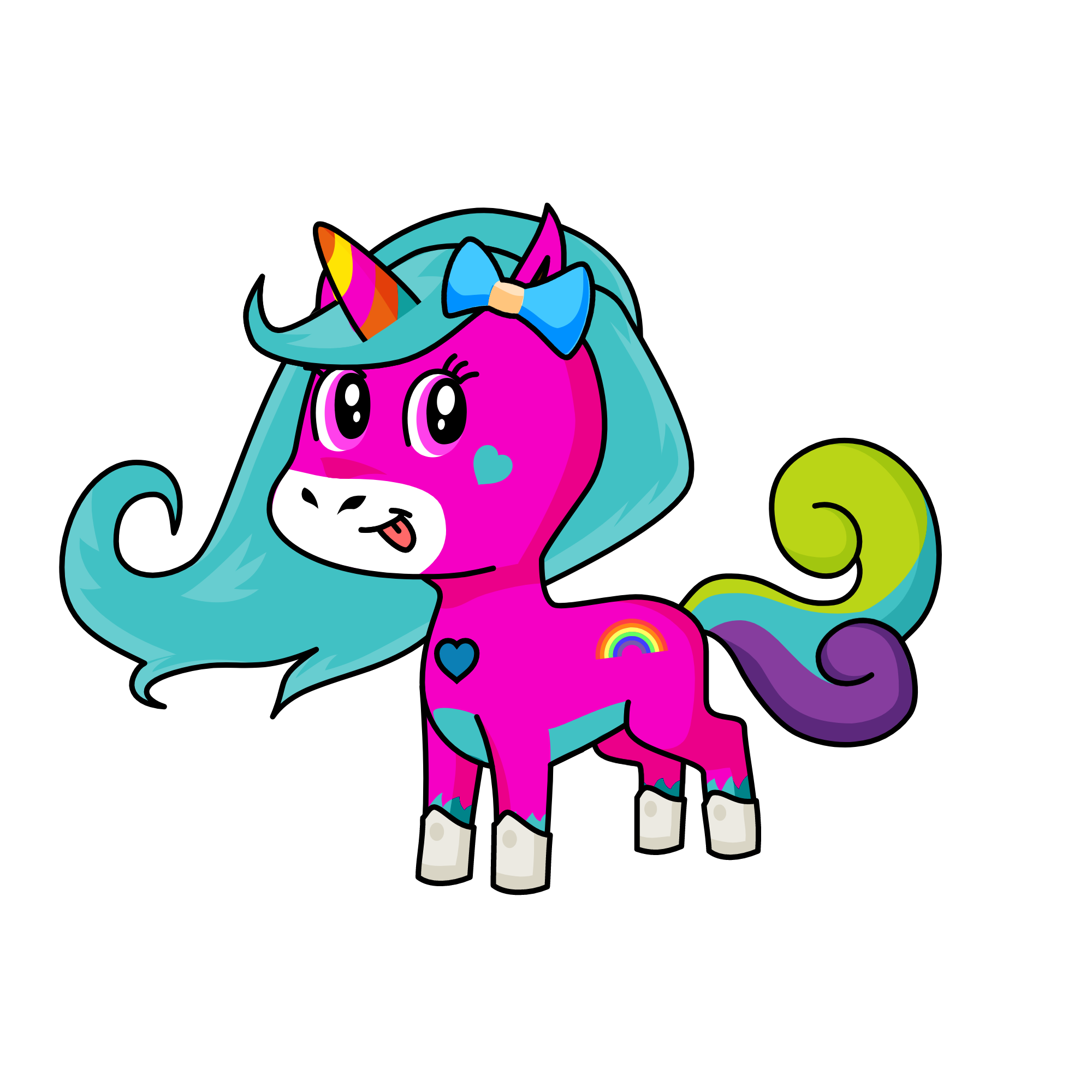 rainbow, the unicorn