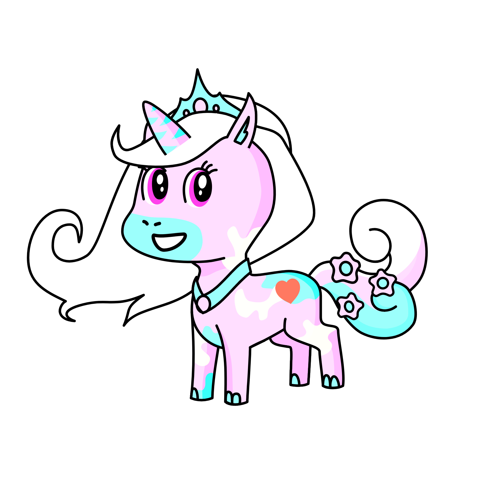 Princess CC (Cotton Candy), the unicorn