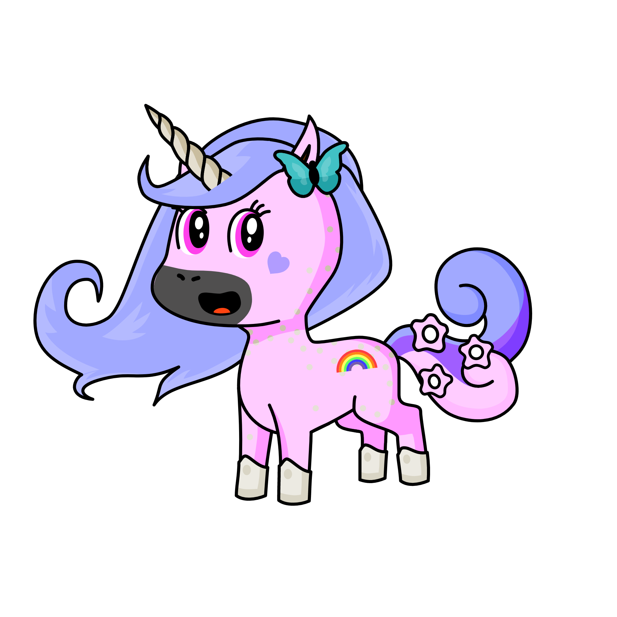candy lover, the unicorn