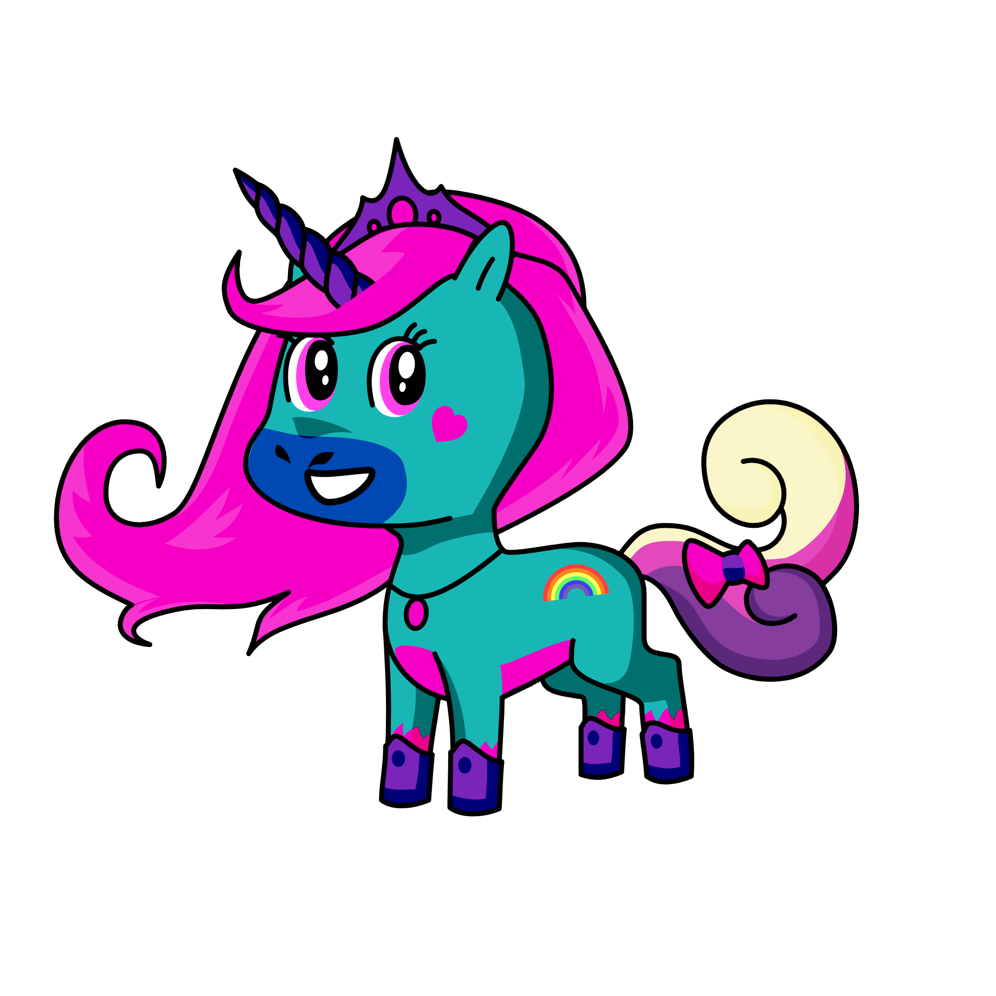 Princess Jewel, the unicorn