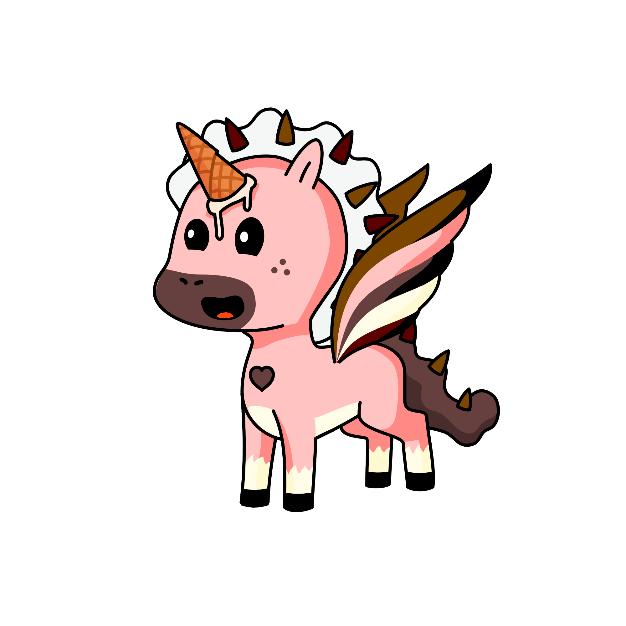 Neopolitancorn, the unicorn