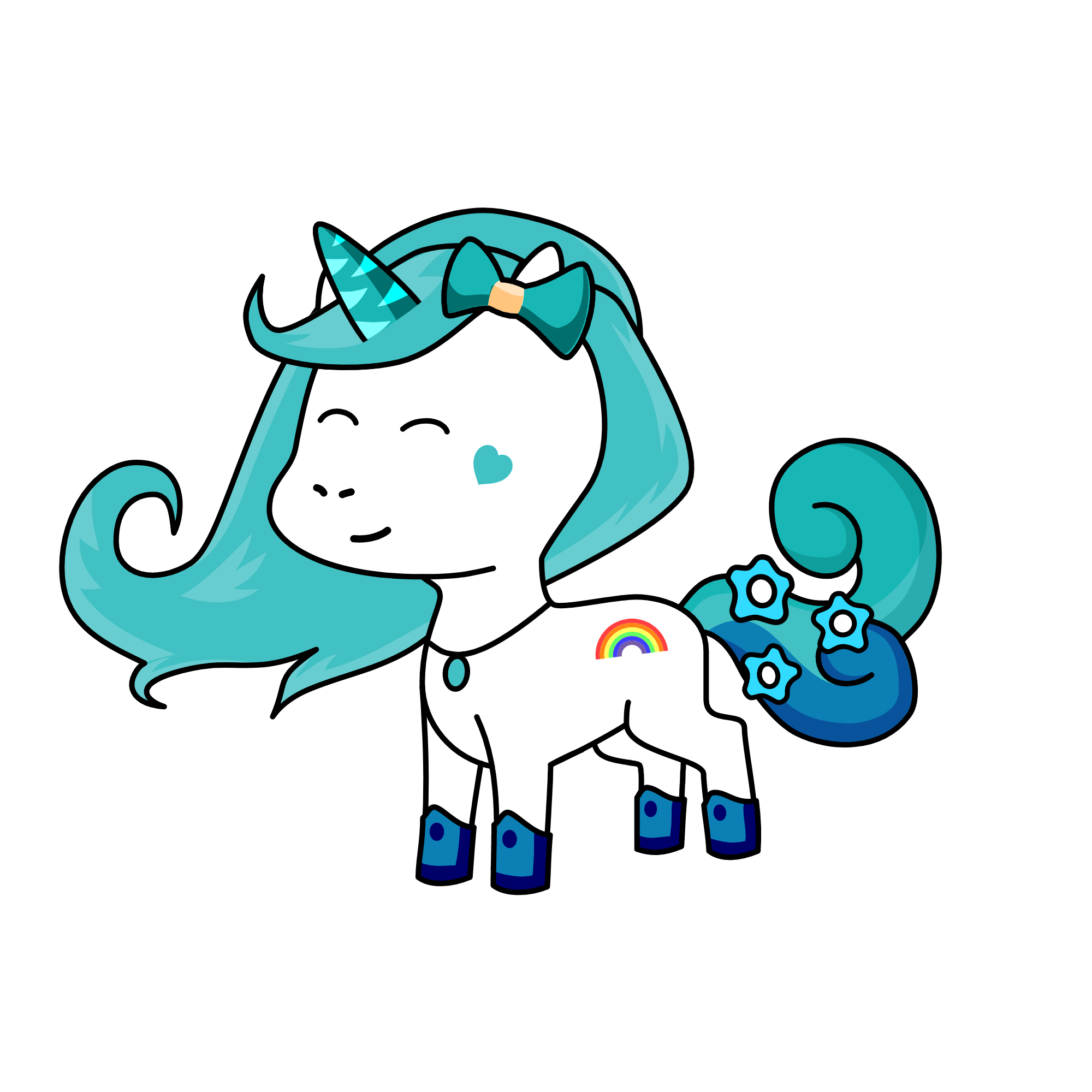 gold, the unicorn