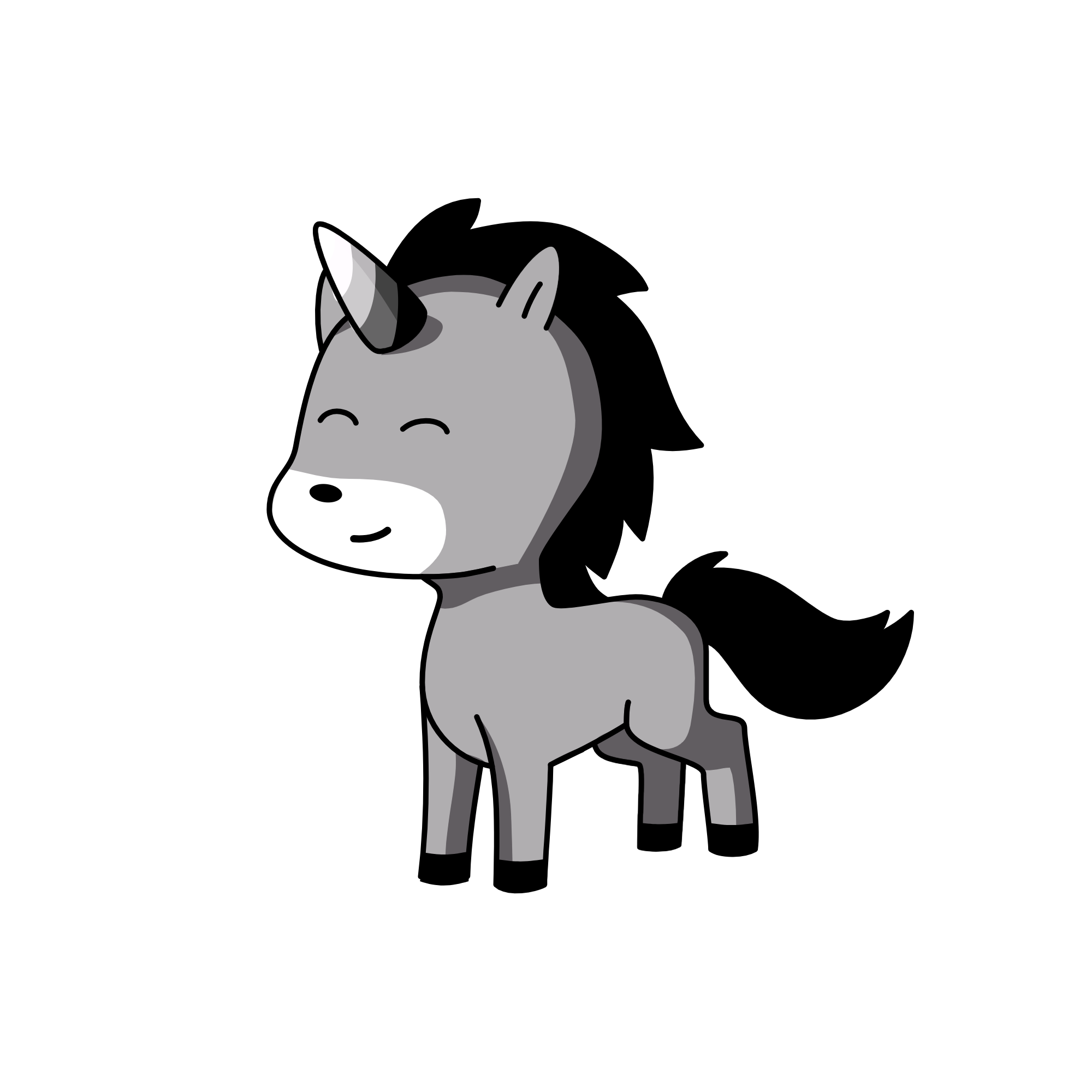 Midnight, the unicorn
