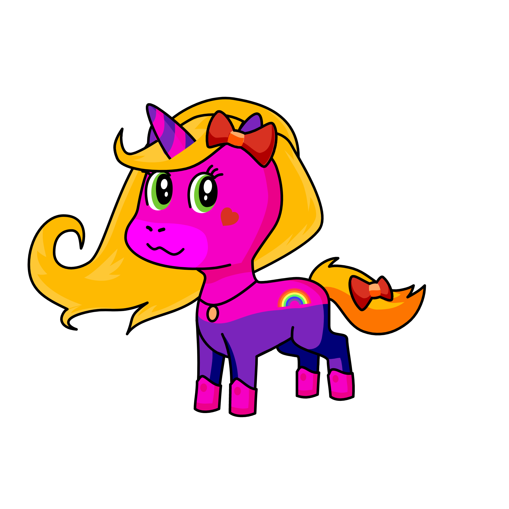Amelia The Cutest, the unicorn