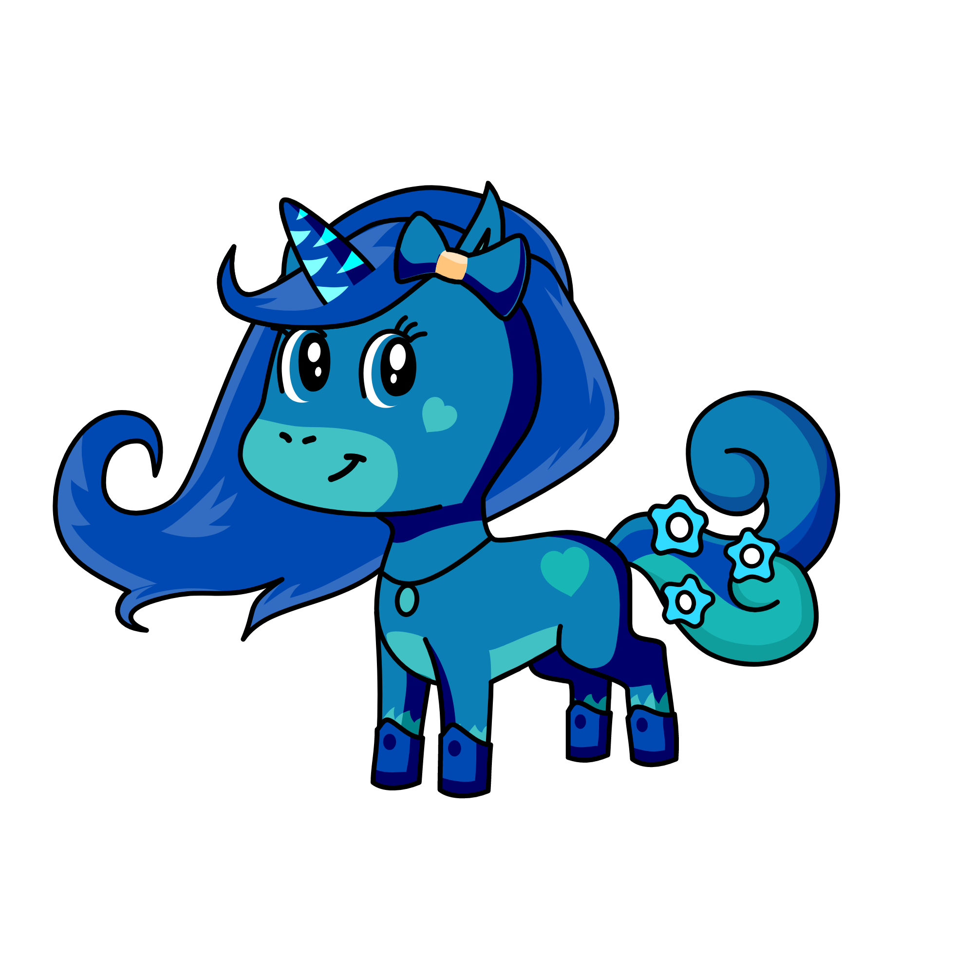 bluesparkleđź’™, the unicorn