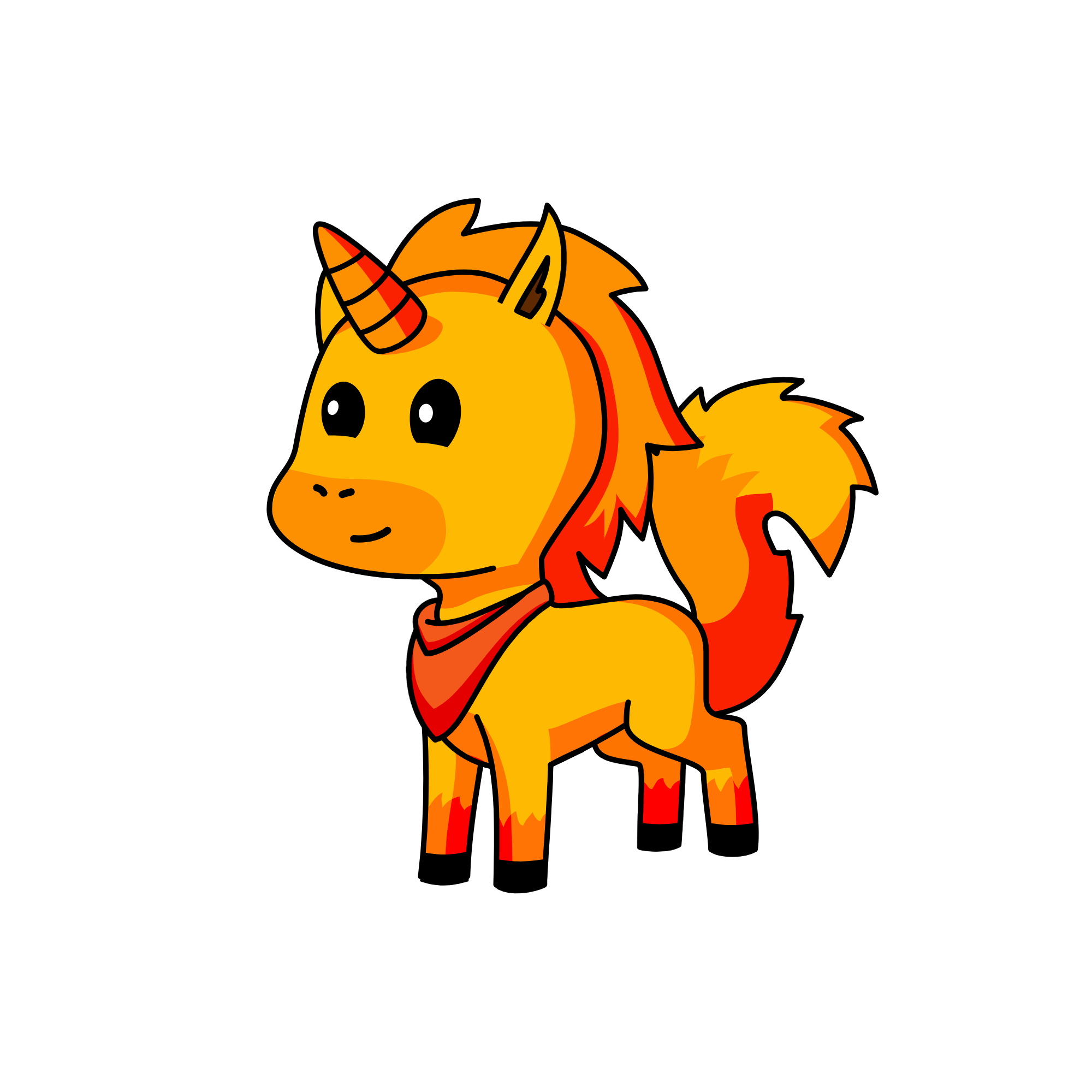 fox, the unicorn