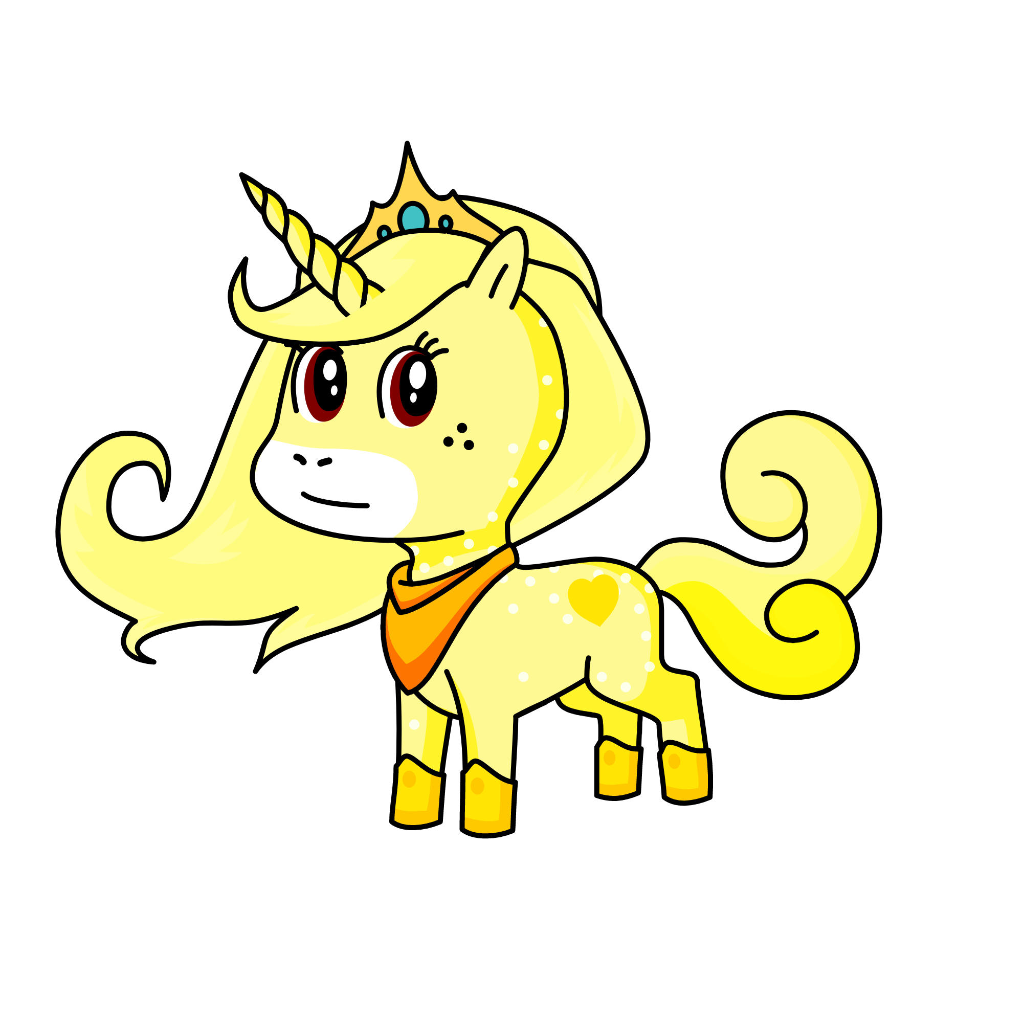 Sunny, the unicorn