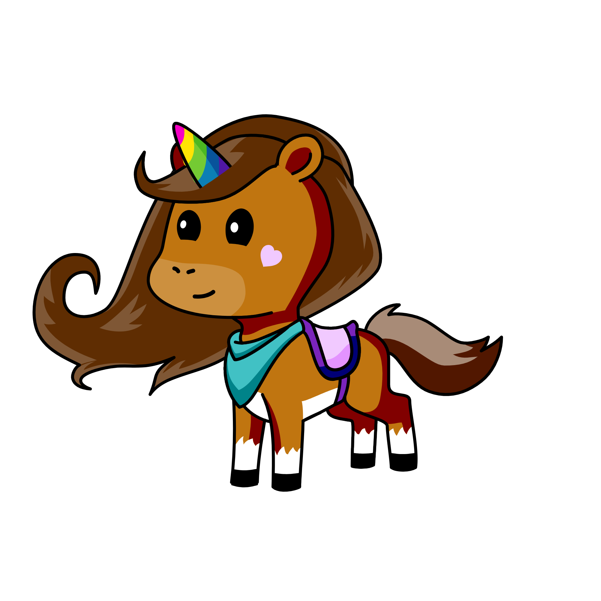 brownie, the unicorn
