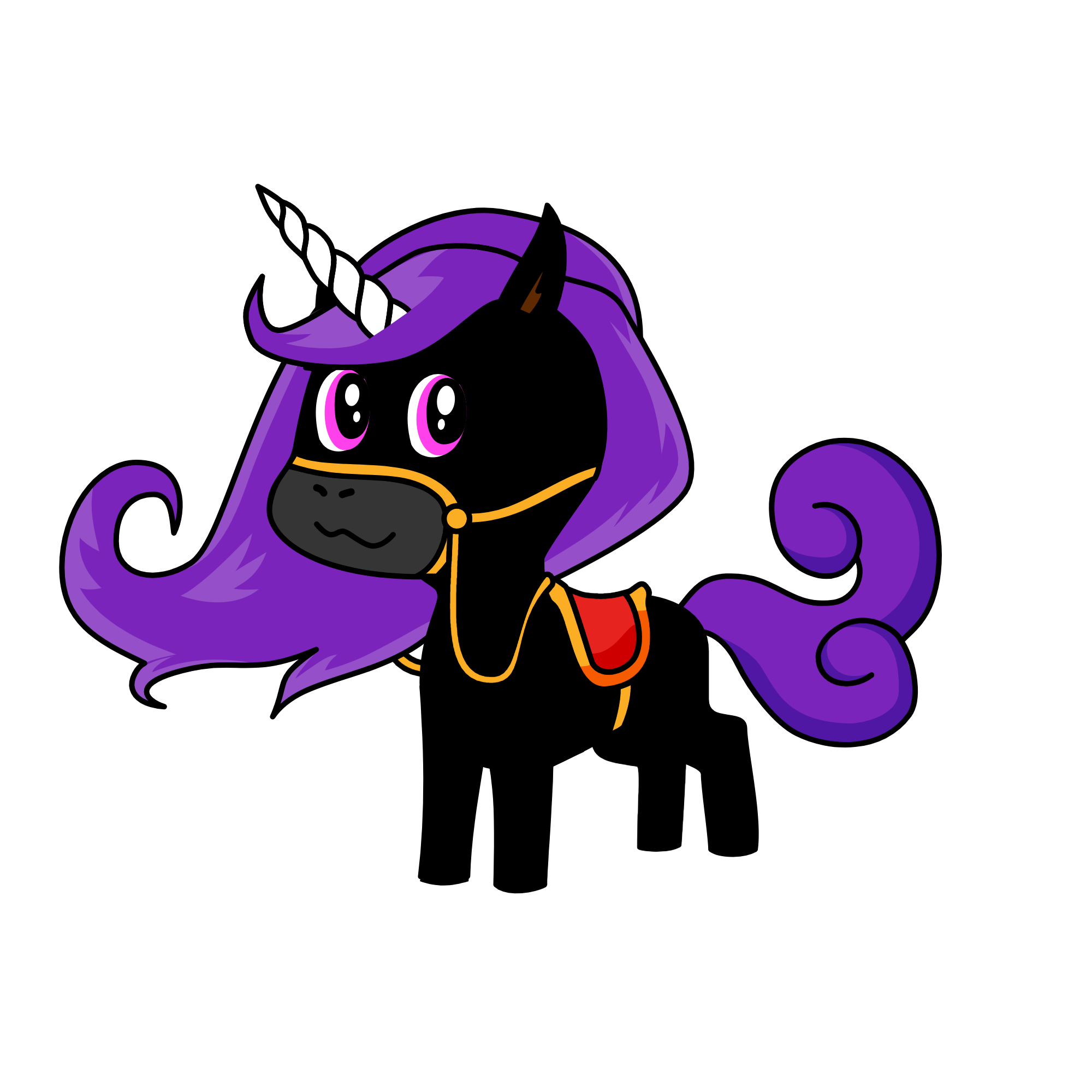 Midnight, the unicorn