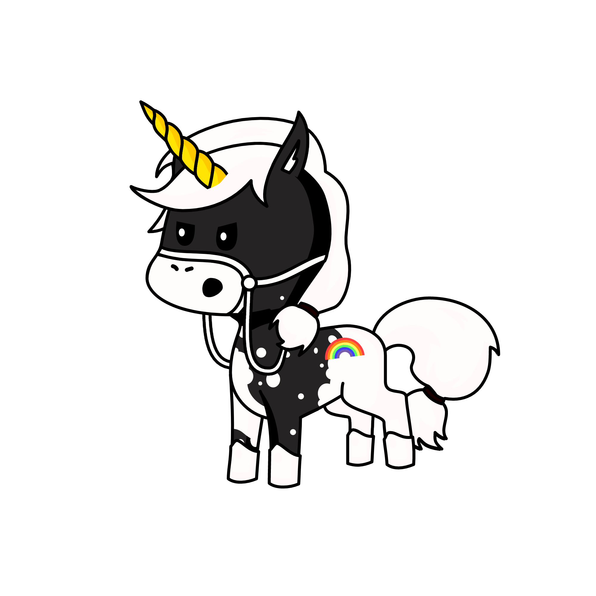 Raven, the unicorn