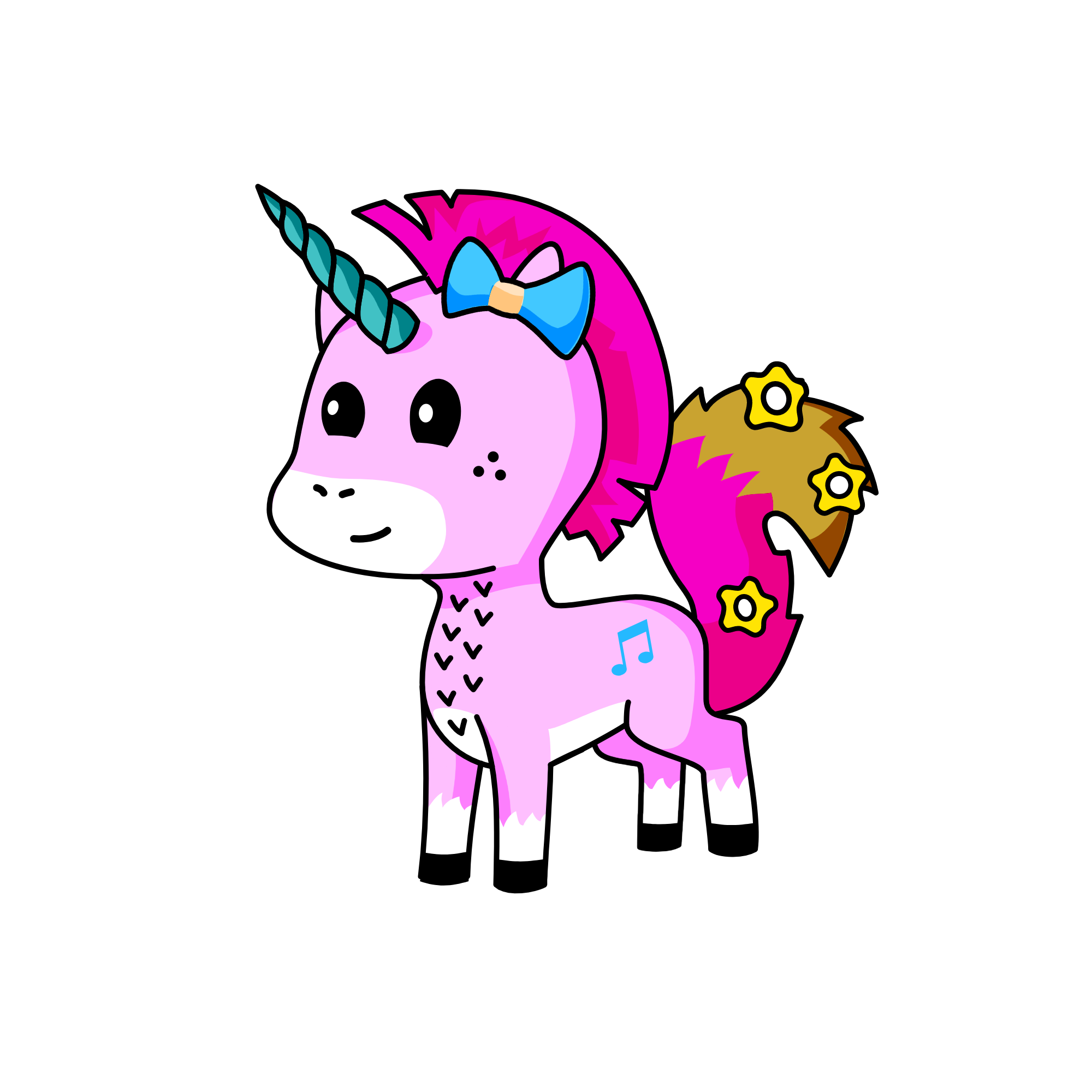 ponty tail, the unicorn