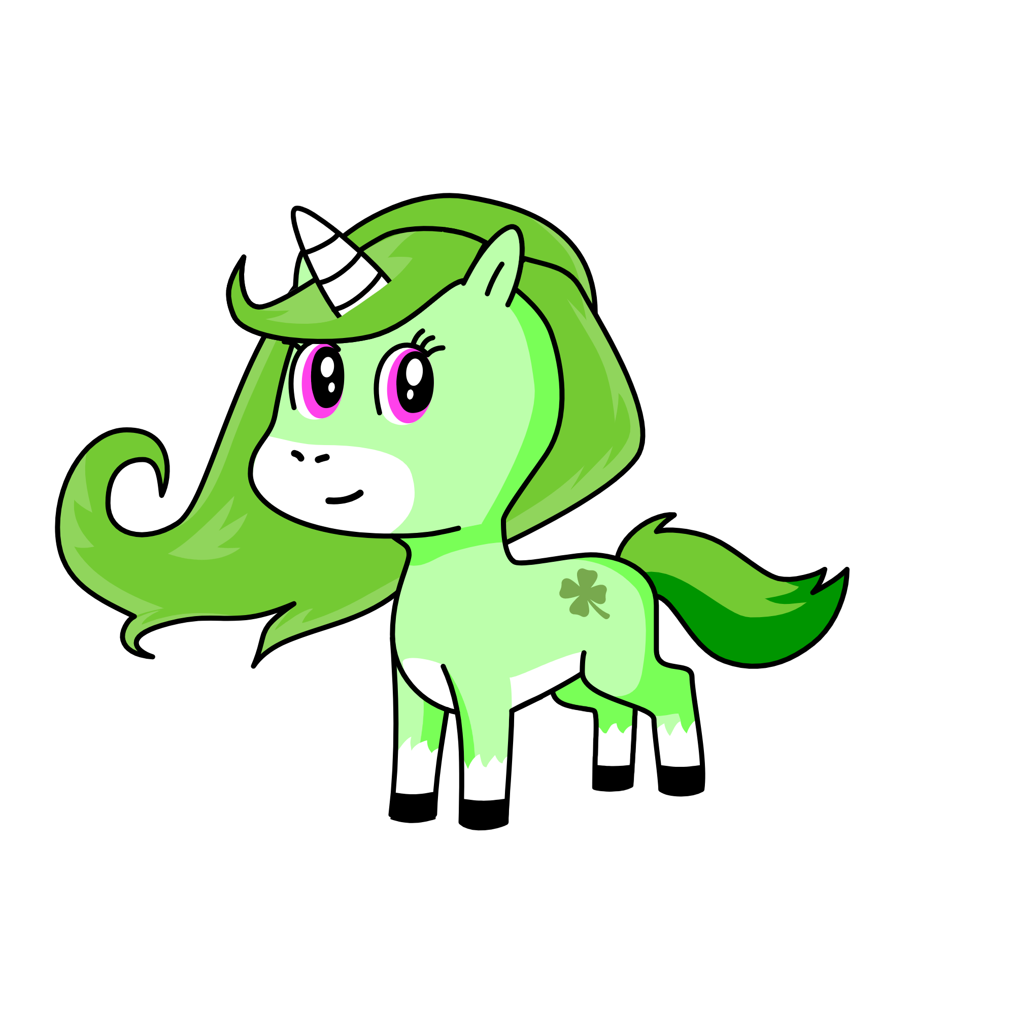 Clover, the unicorn