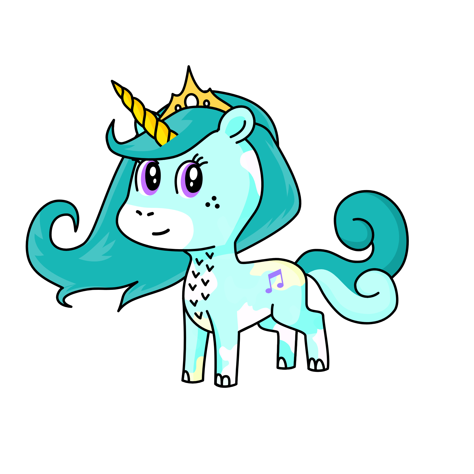 music flutter, the unicorn