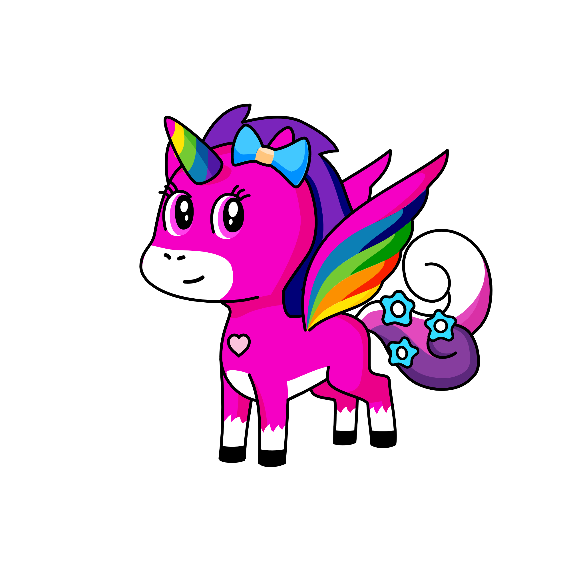 deserted, the unicorn