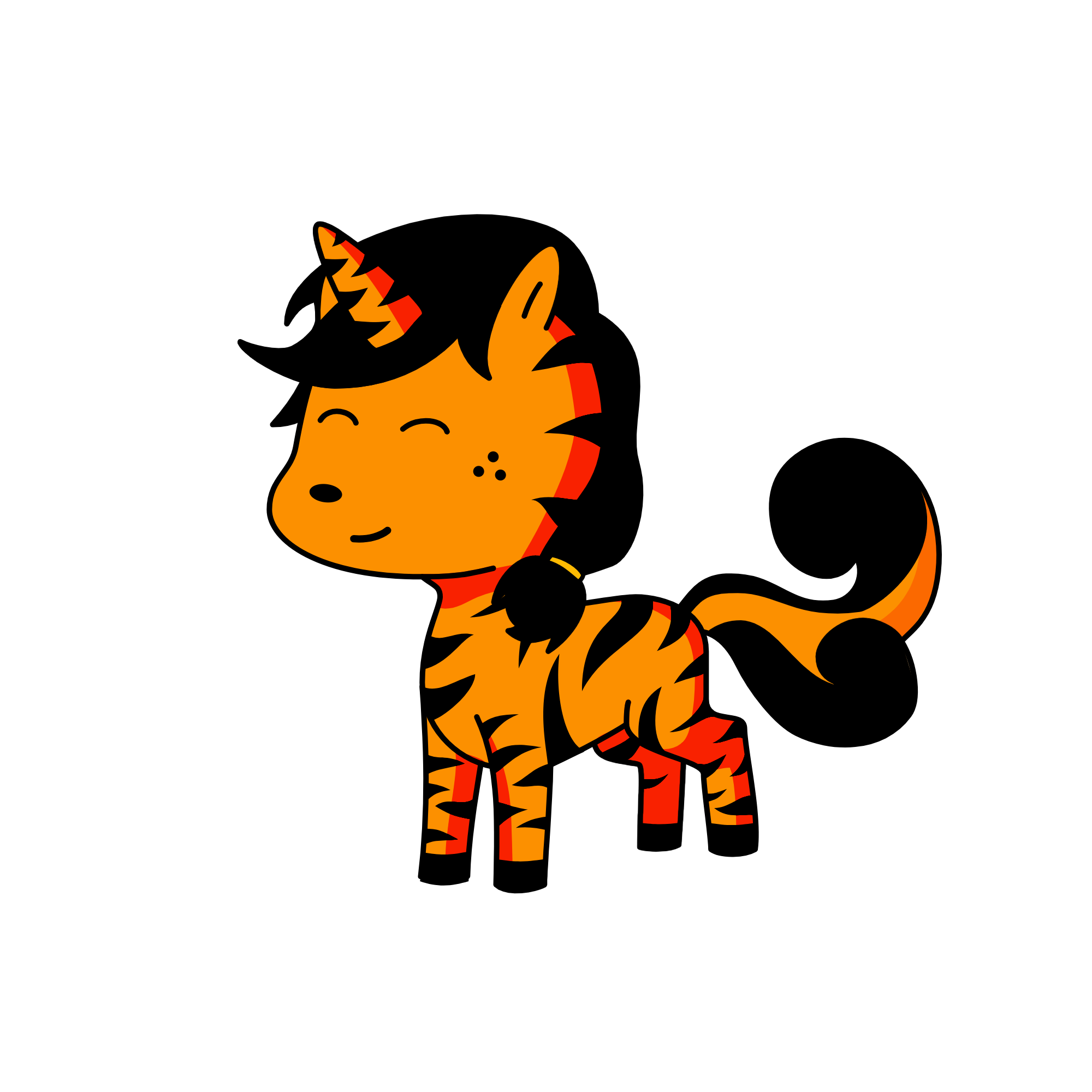 Tiger, the unicorn