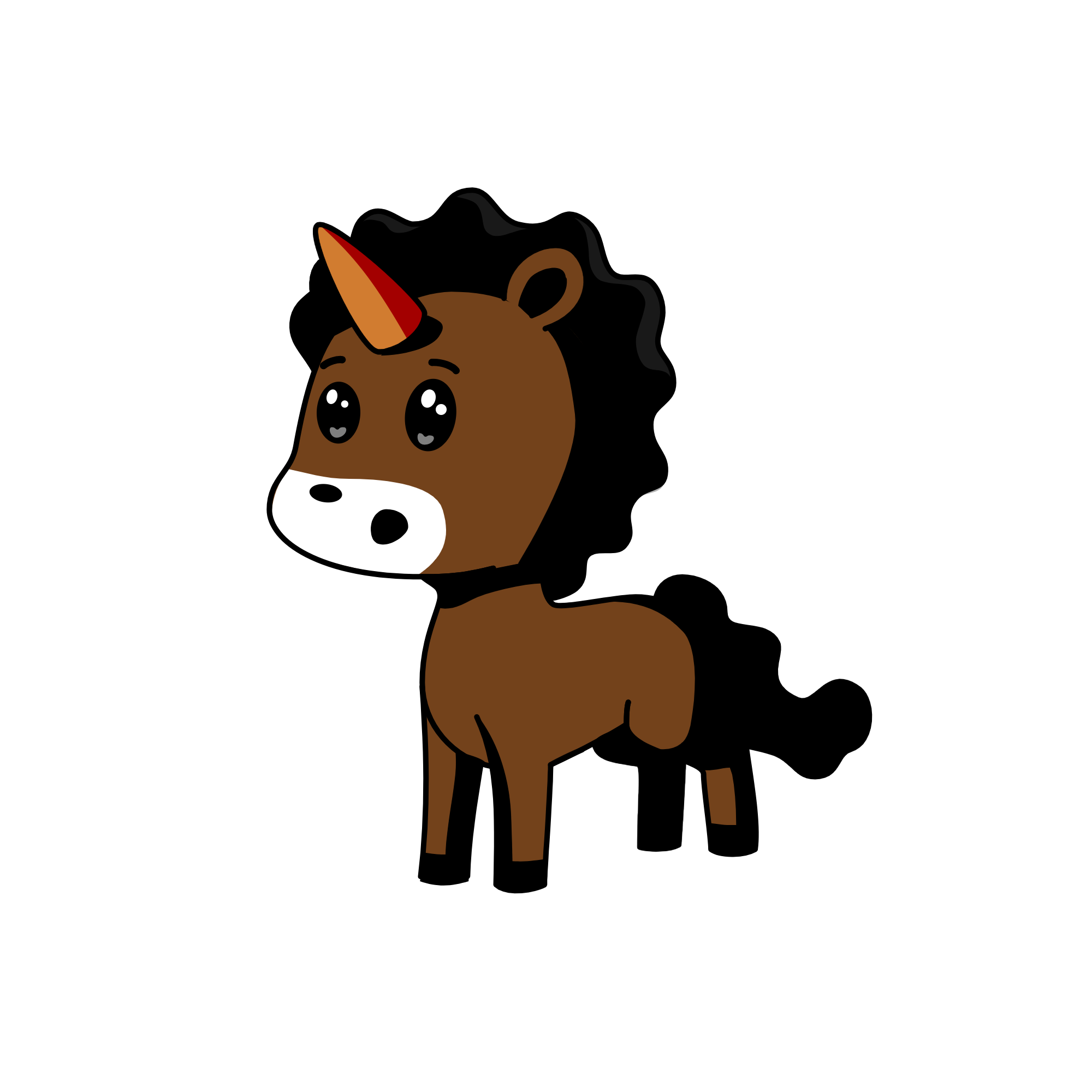 Teddy Bear, the unicorn