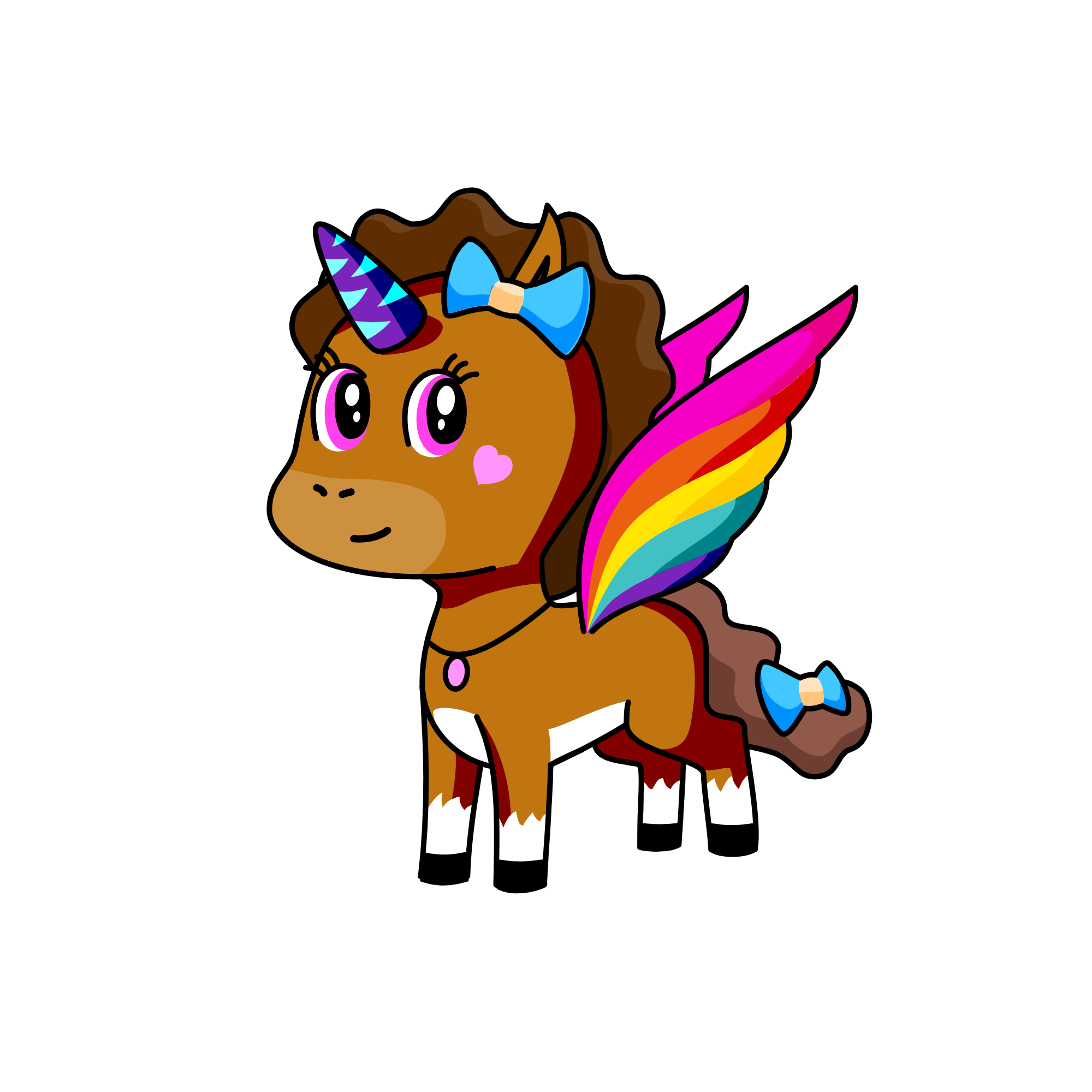 Brownie, the unicorn