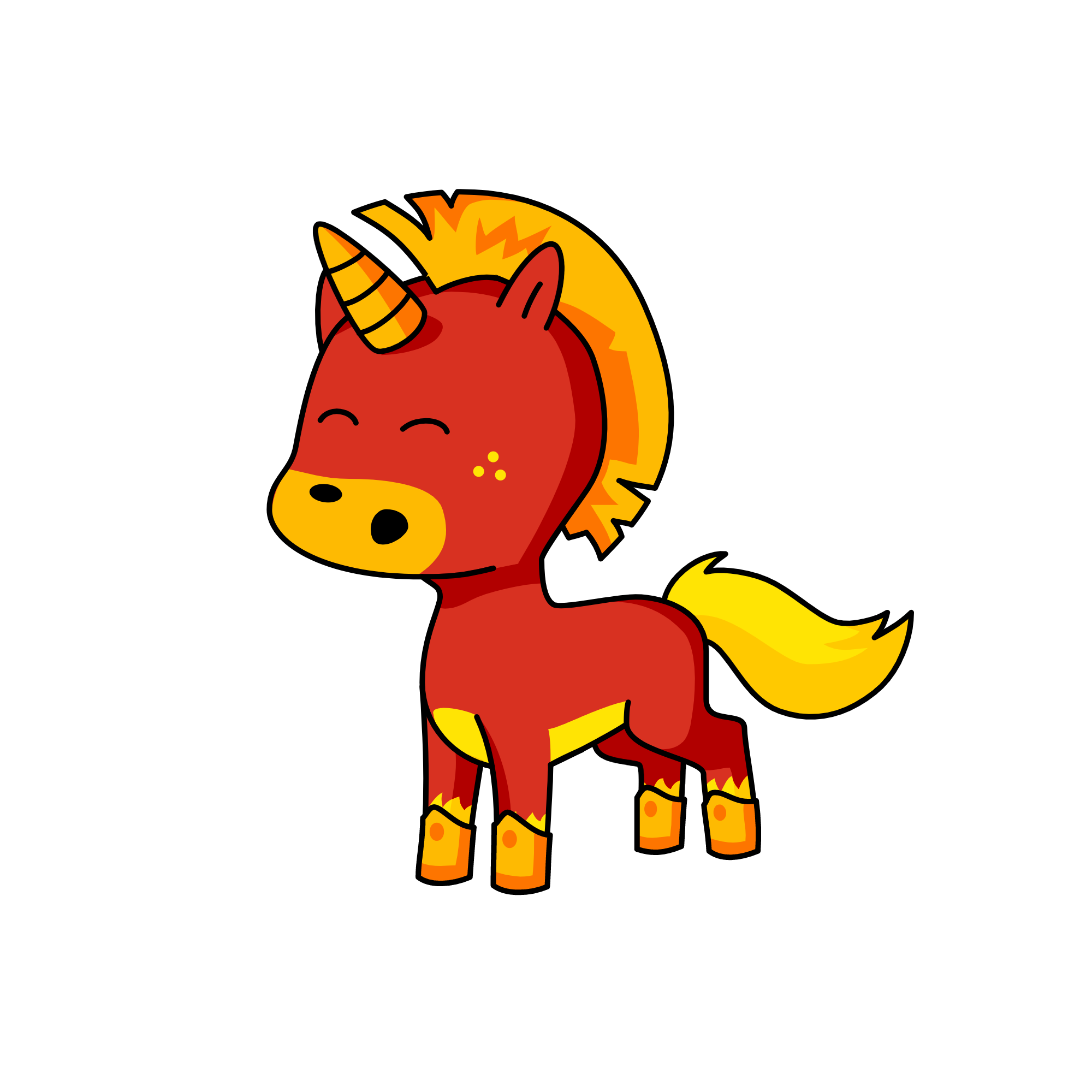 Dynamite, the unicorn