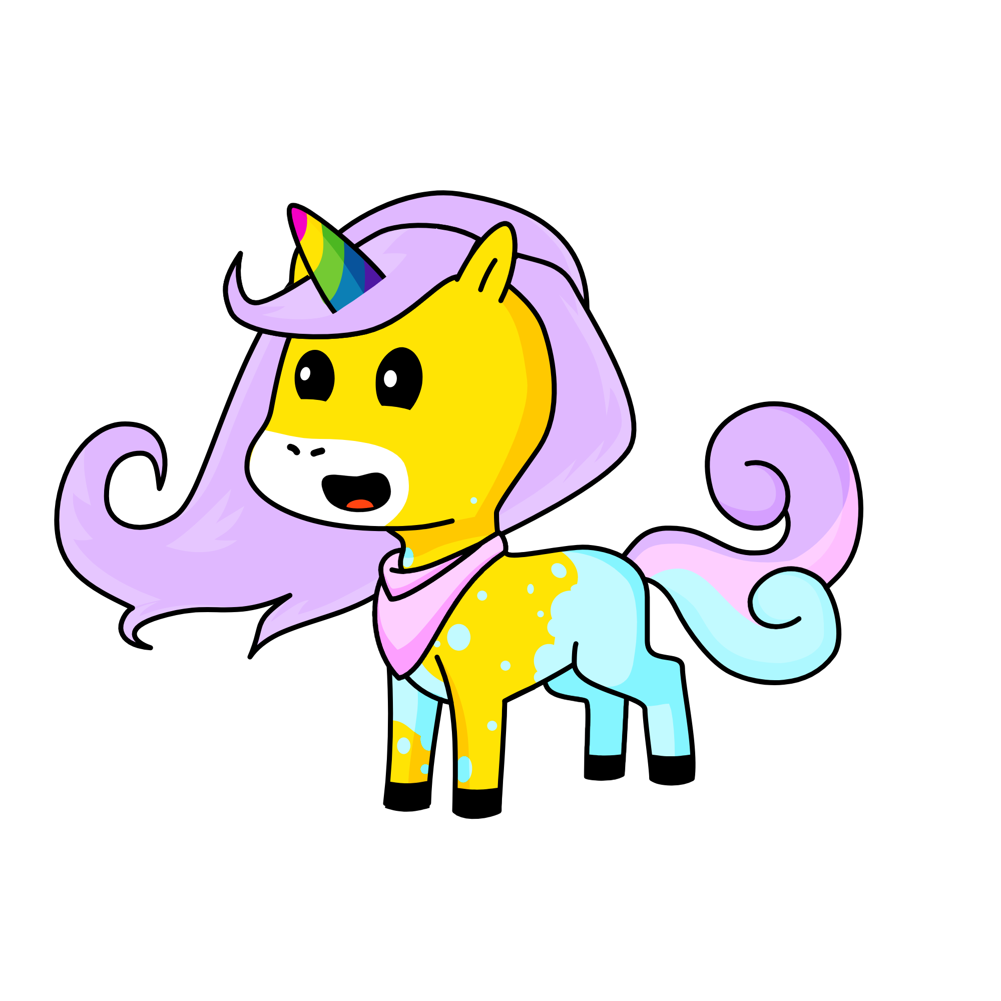 cotton candy, the unicorn
