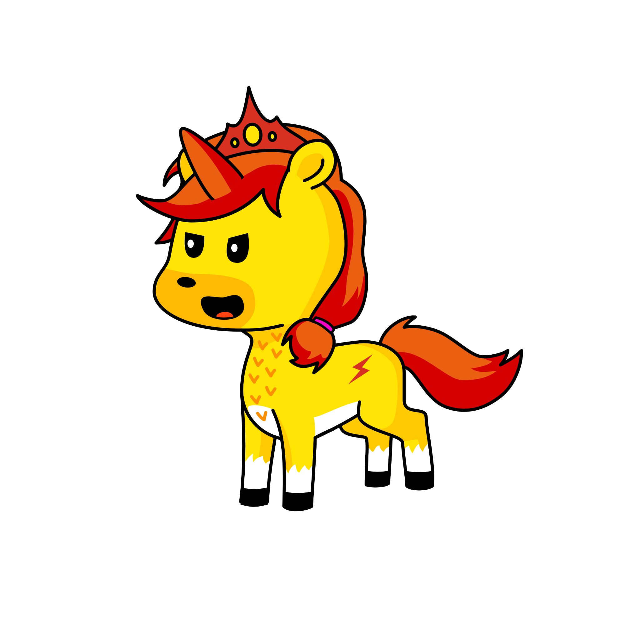 Leo -The Queen of the Jungle, the unicorn