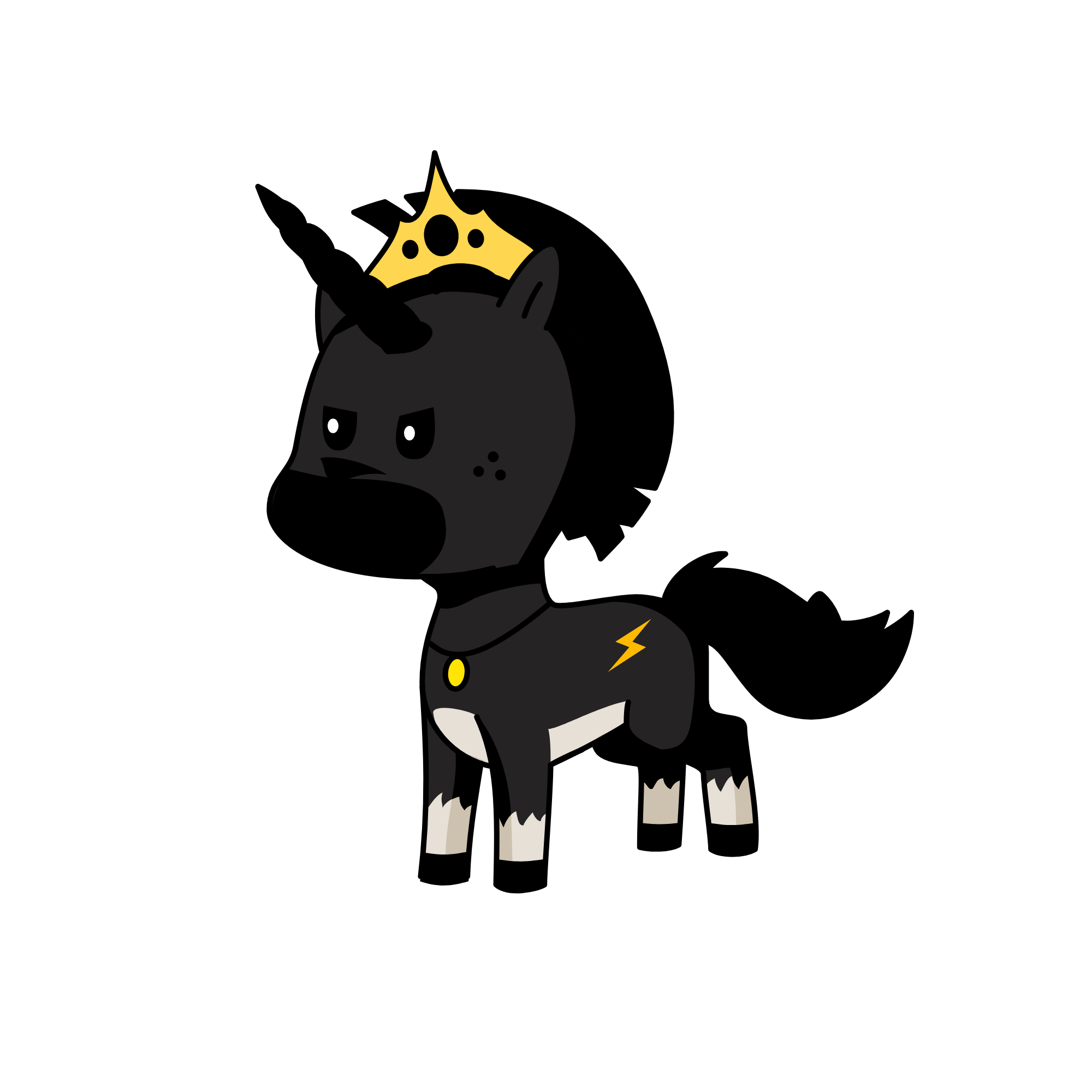 princess moonlight, the unicorn