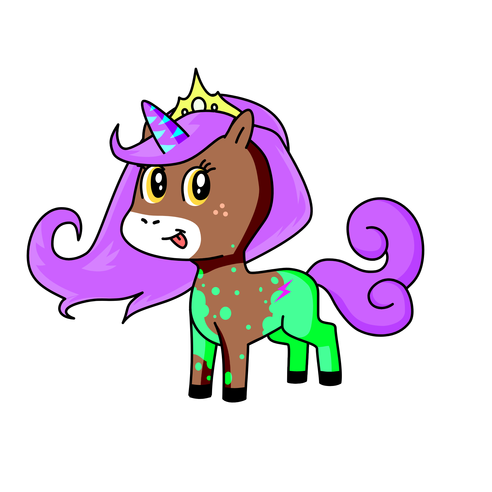 pastel, the unicorn