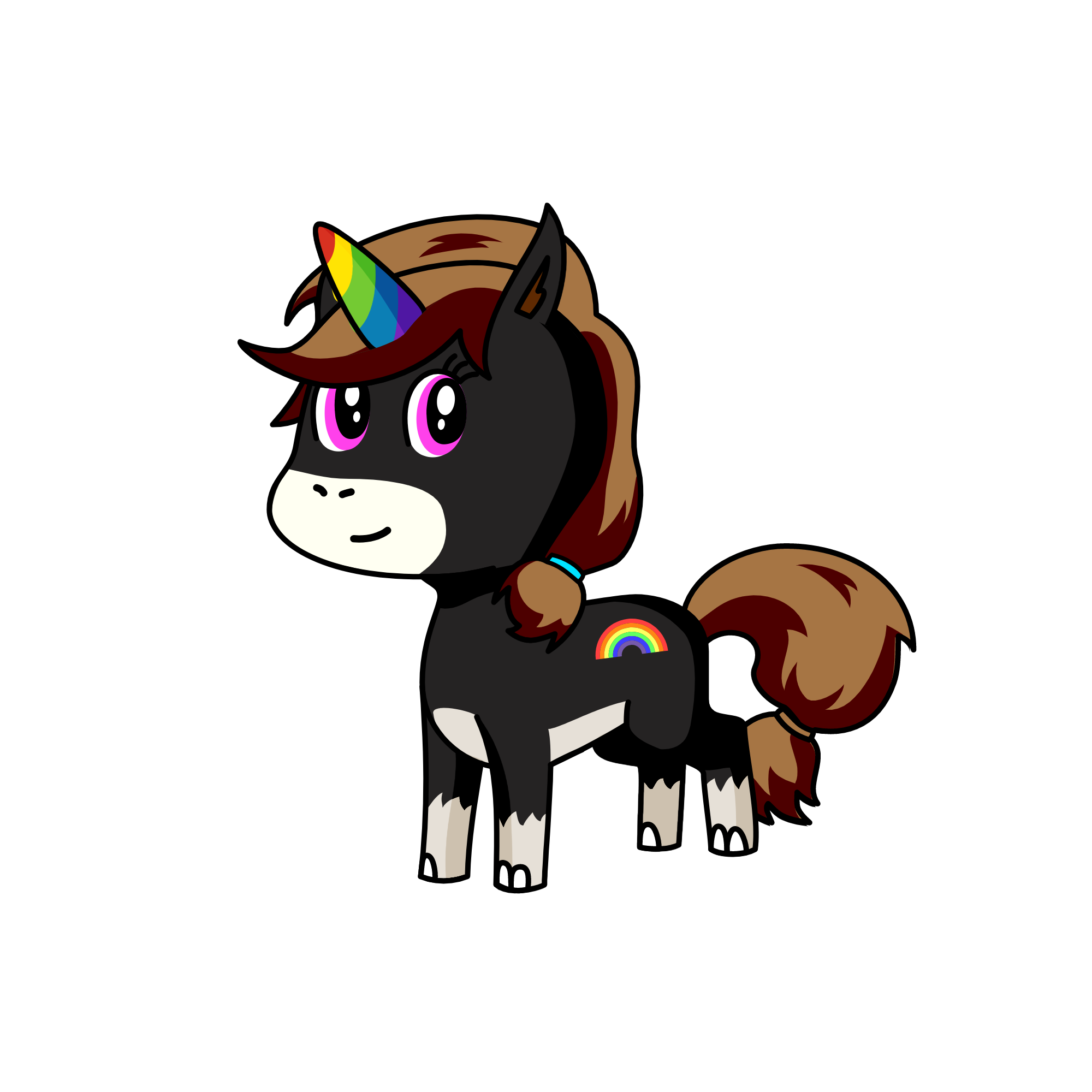 rainbow, the unicorn