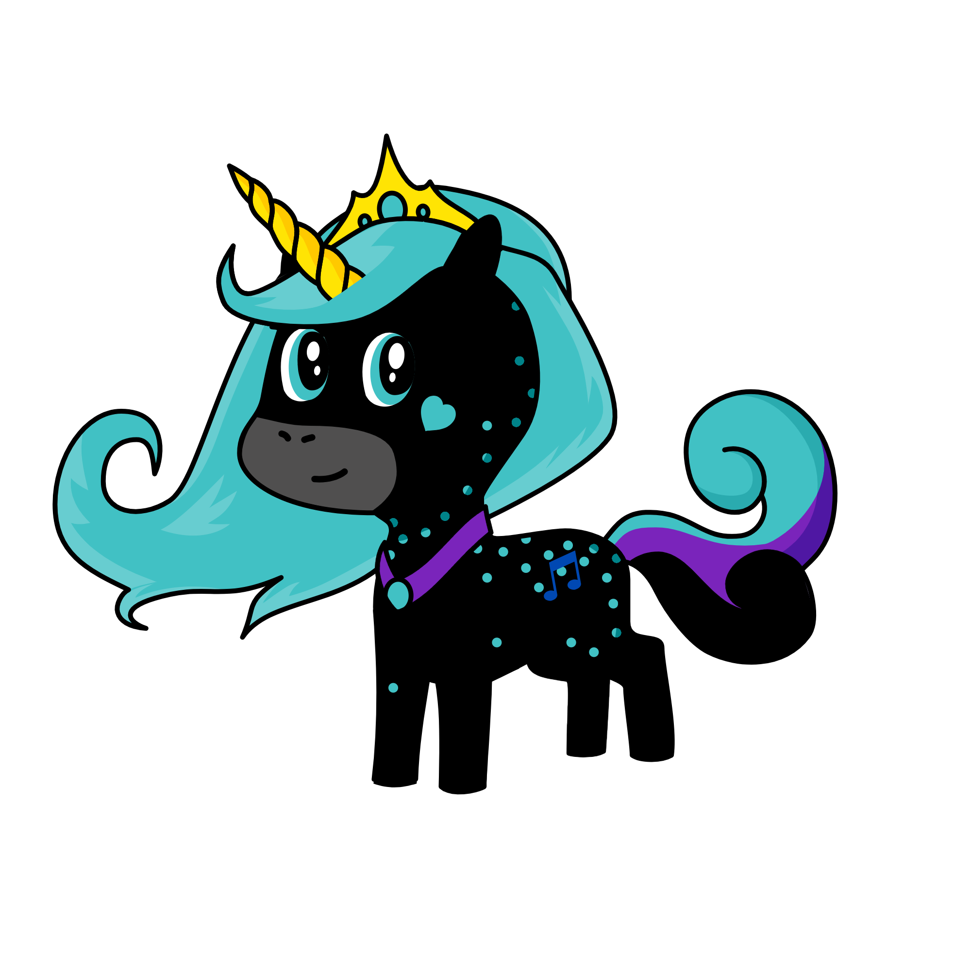 princess snowflake, the unicorn