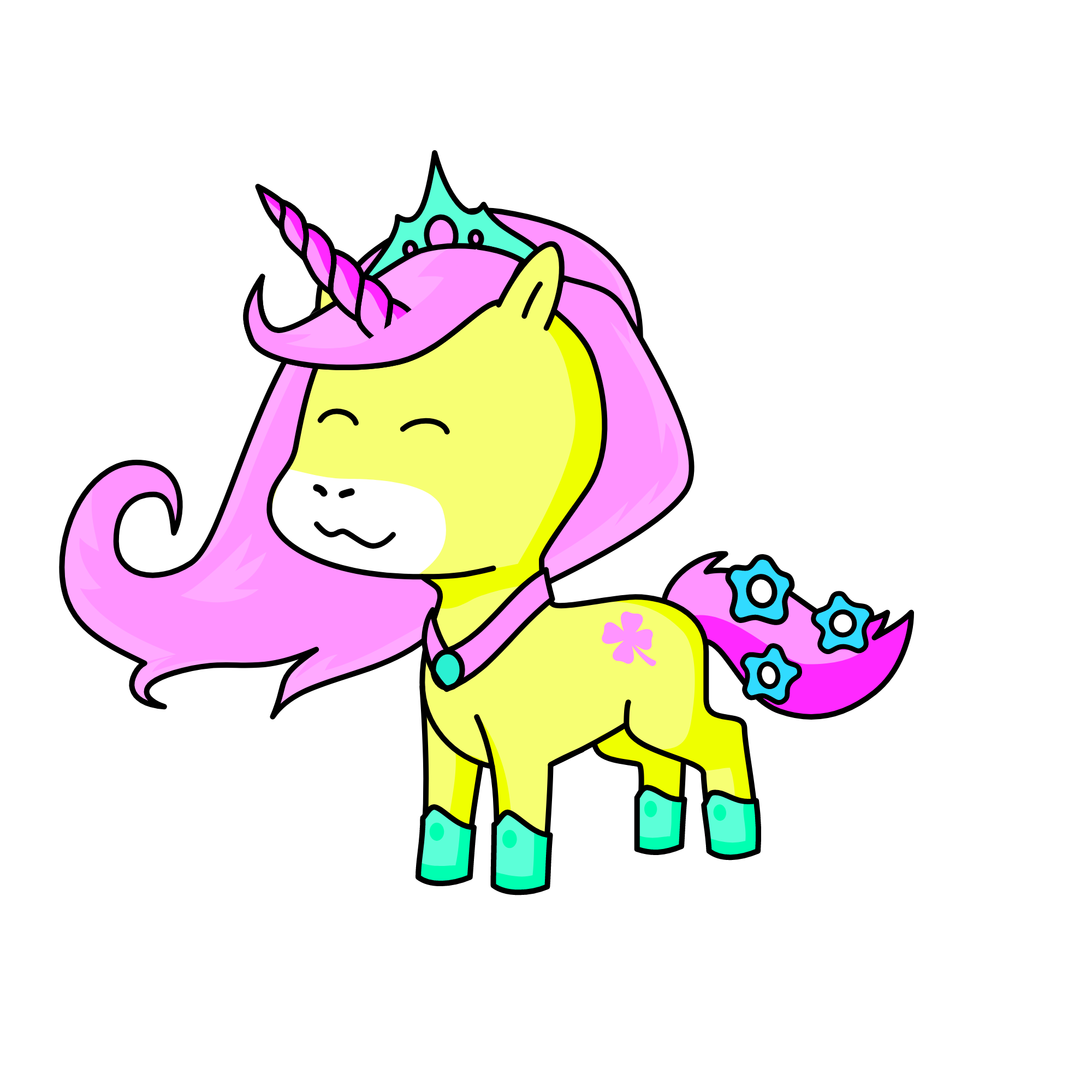 Fluttershy, the unicorn