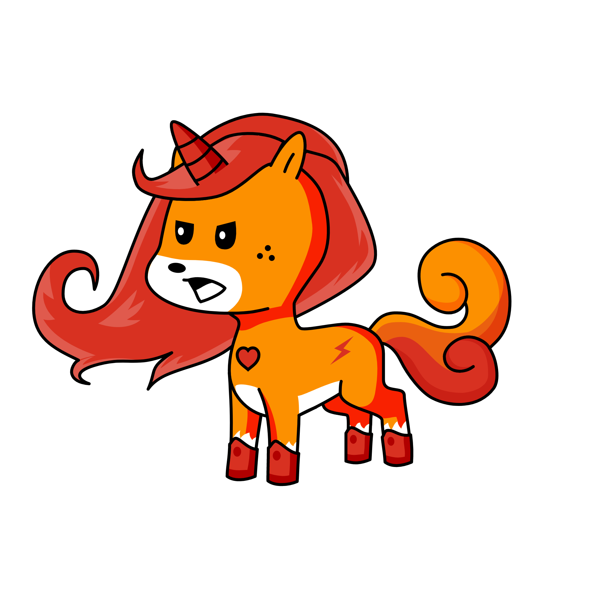 fire uni, the unicorn
