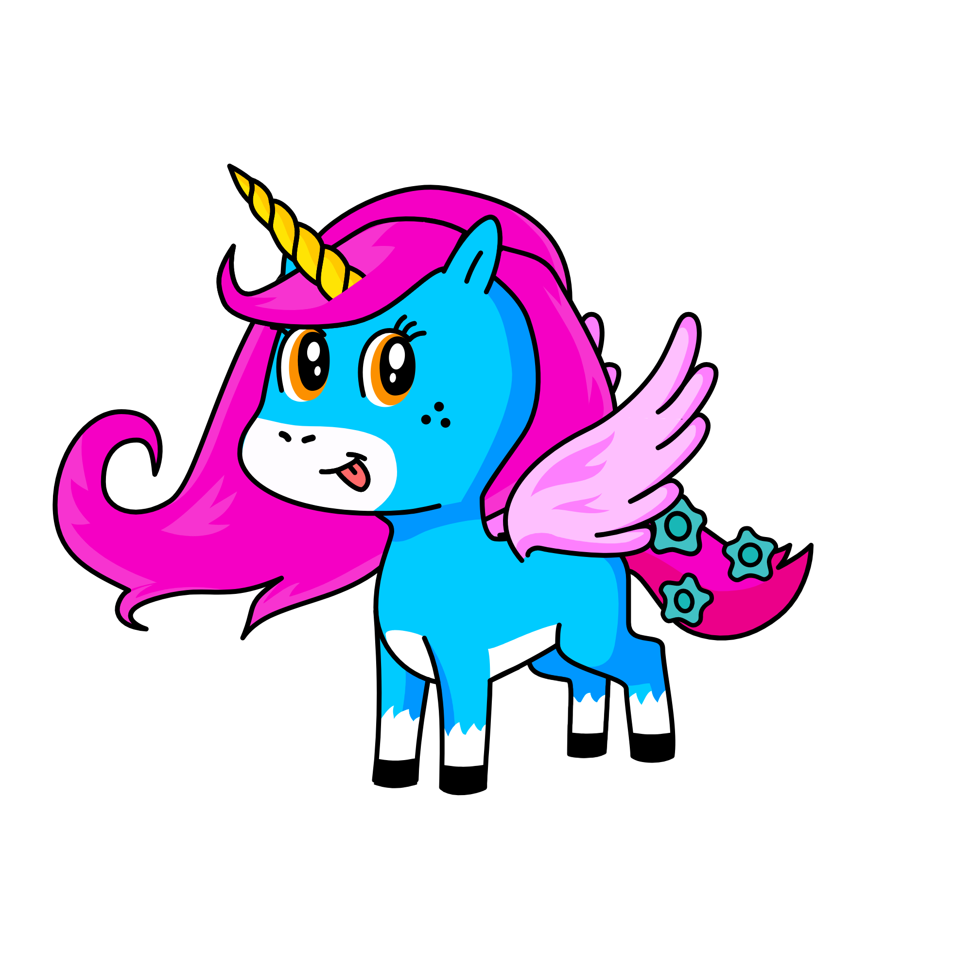blossom, the unicorn
