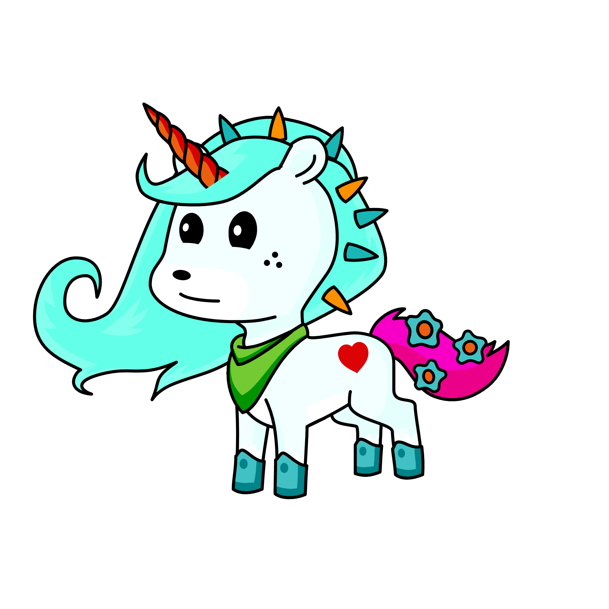 spike, the unicorn