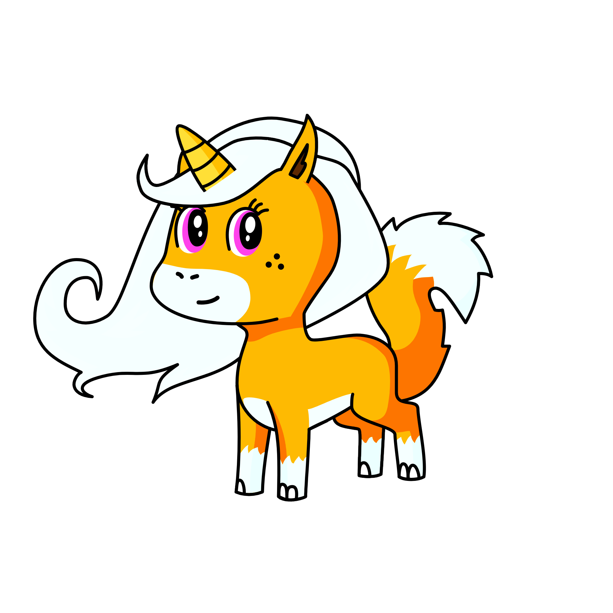 foxey, the unicorn