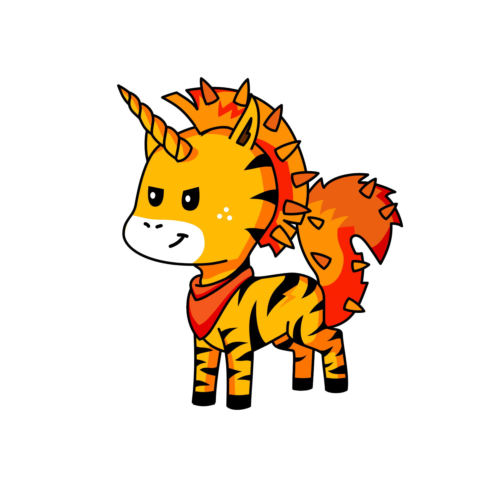 Tiger, the unicorn
