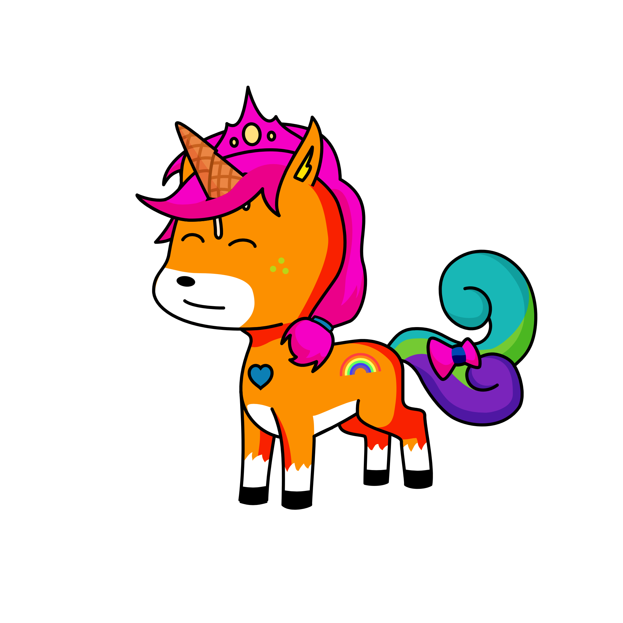 Mr creamy , the unicorn