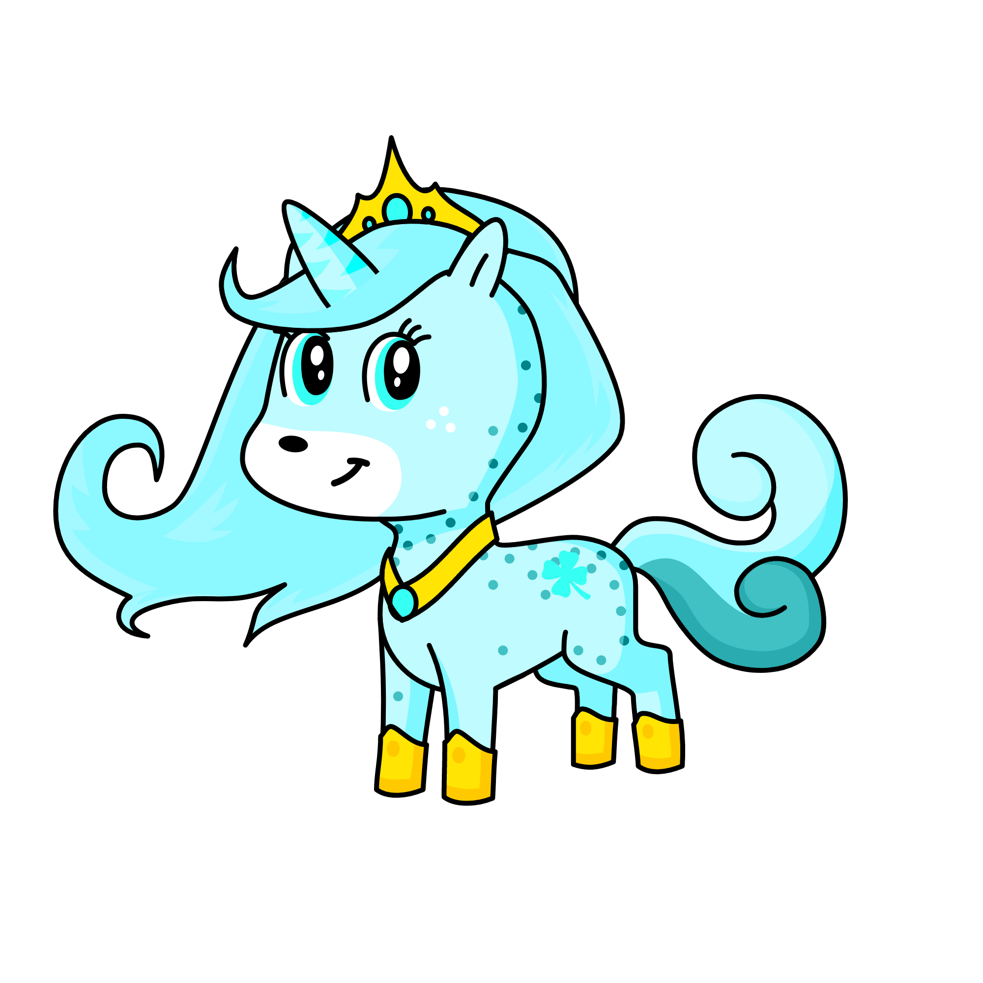 Snow Queen, the unicorn