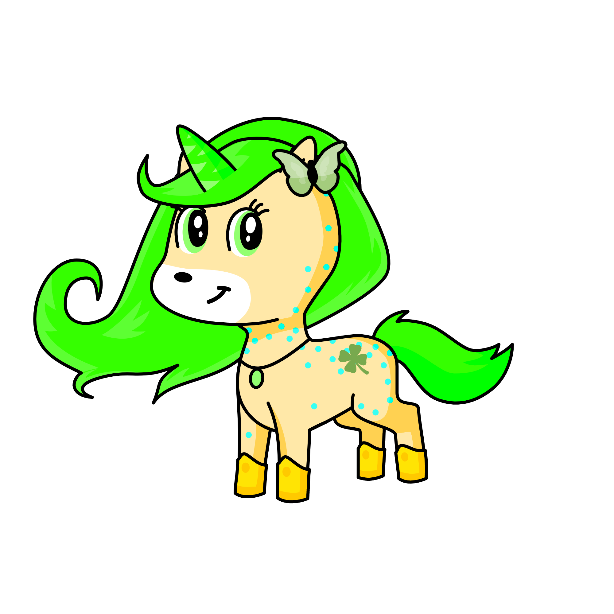 Jade, the unicorn