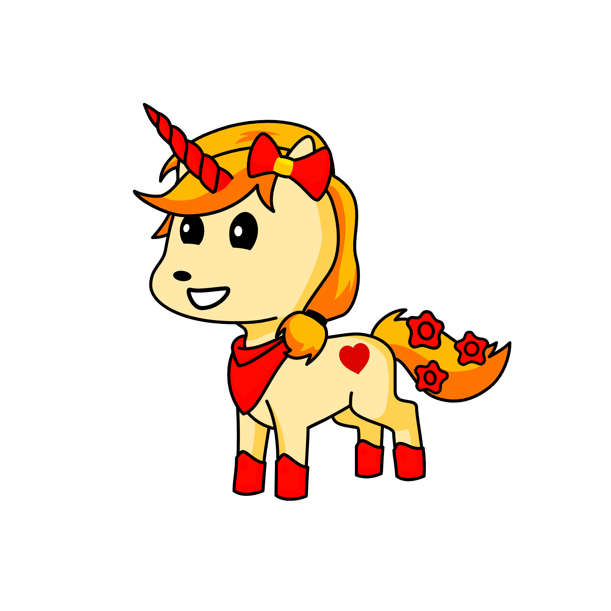 Annaballe, the unicorn