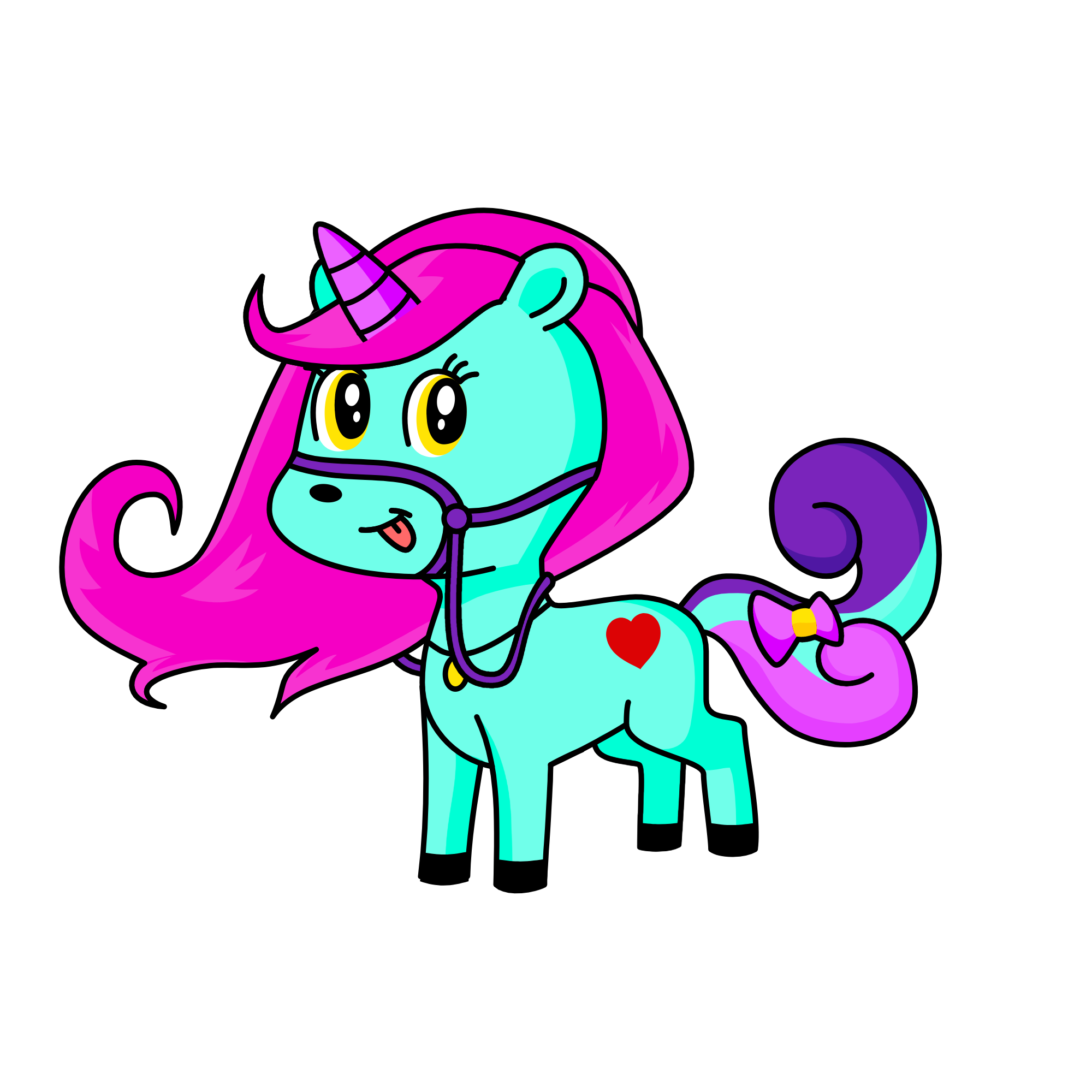 friendly unicorn, the unicorn