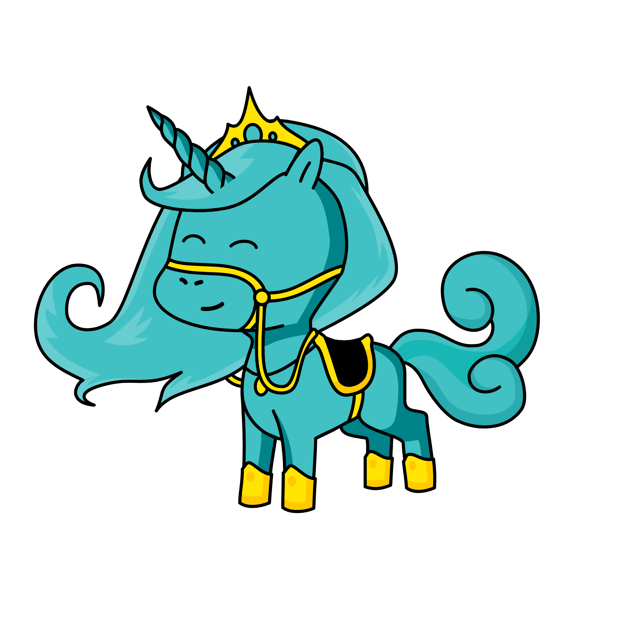 Winter, the unicorn