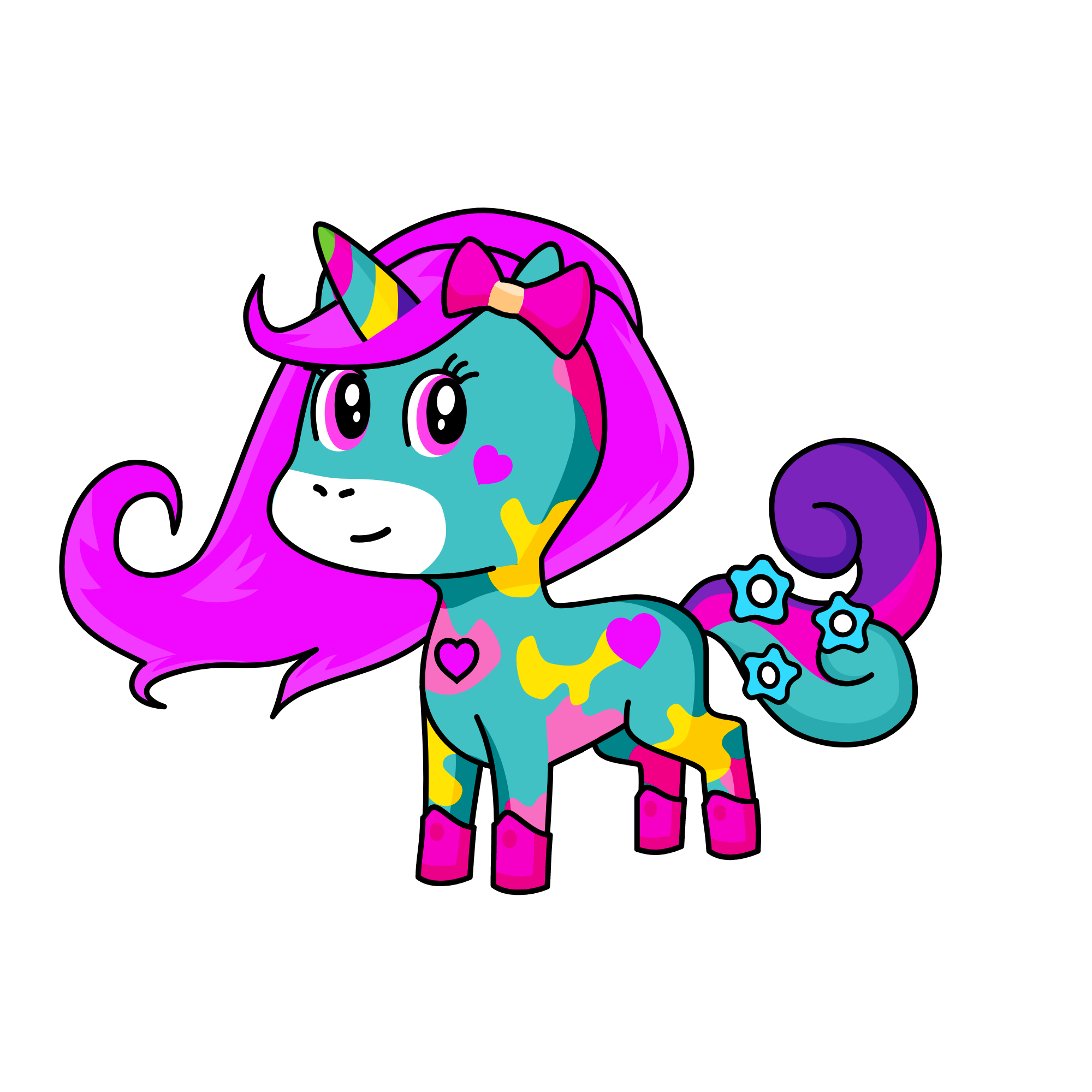 Pinkie, the unicorn