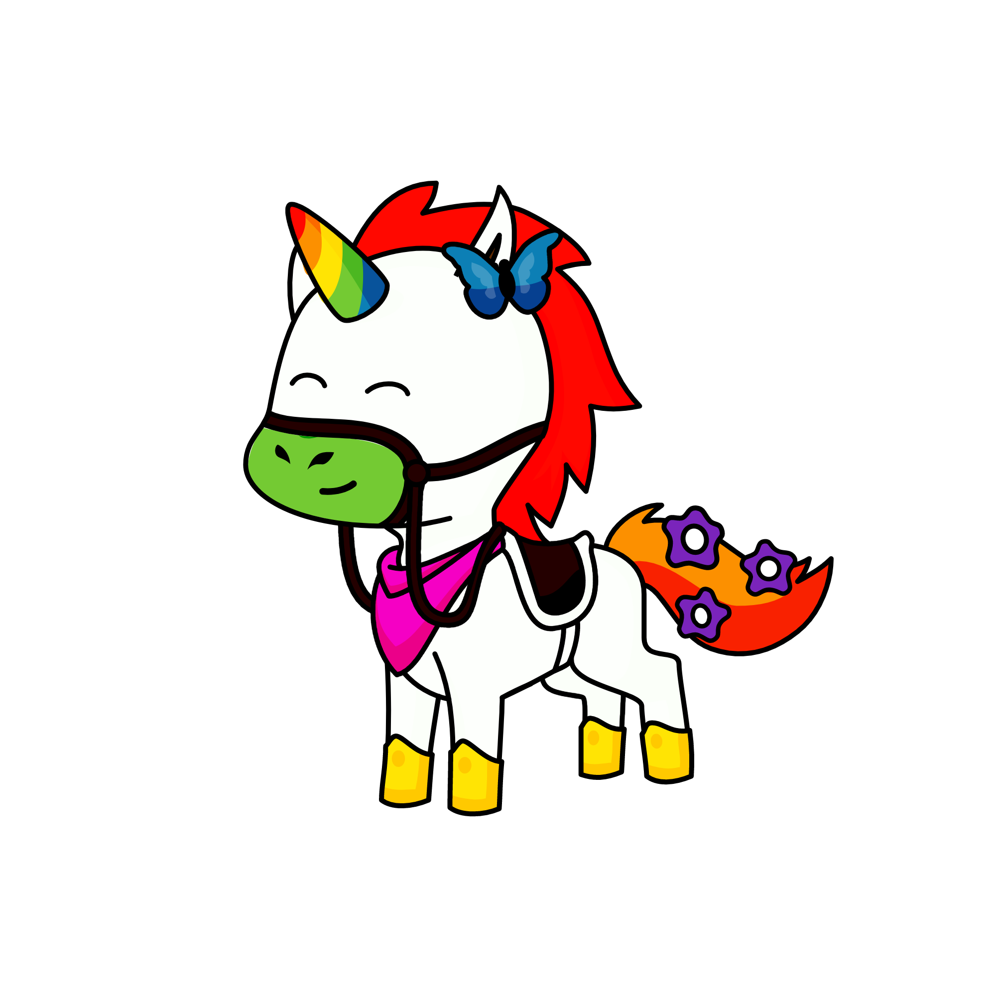 rainbowy, the unicorn