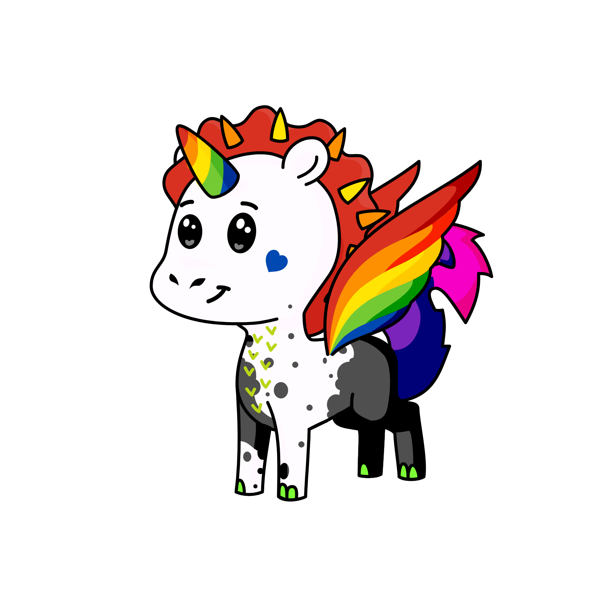 Gay unicorn, the unicorn