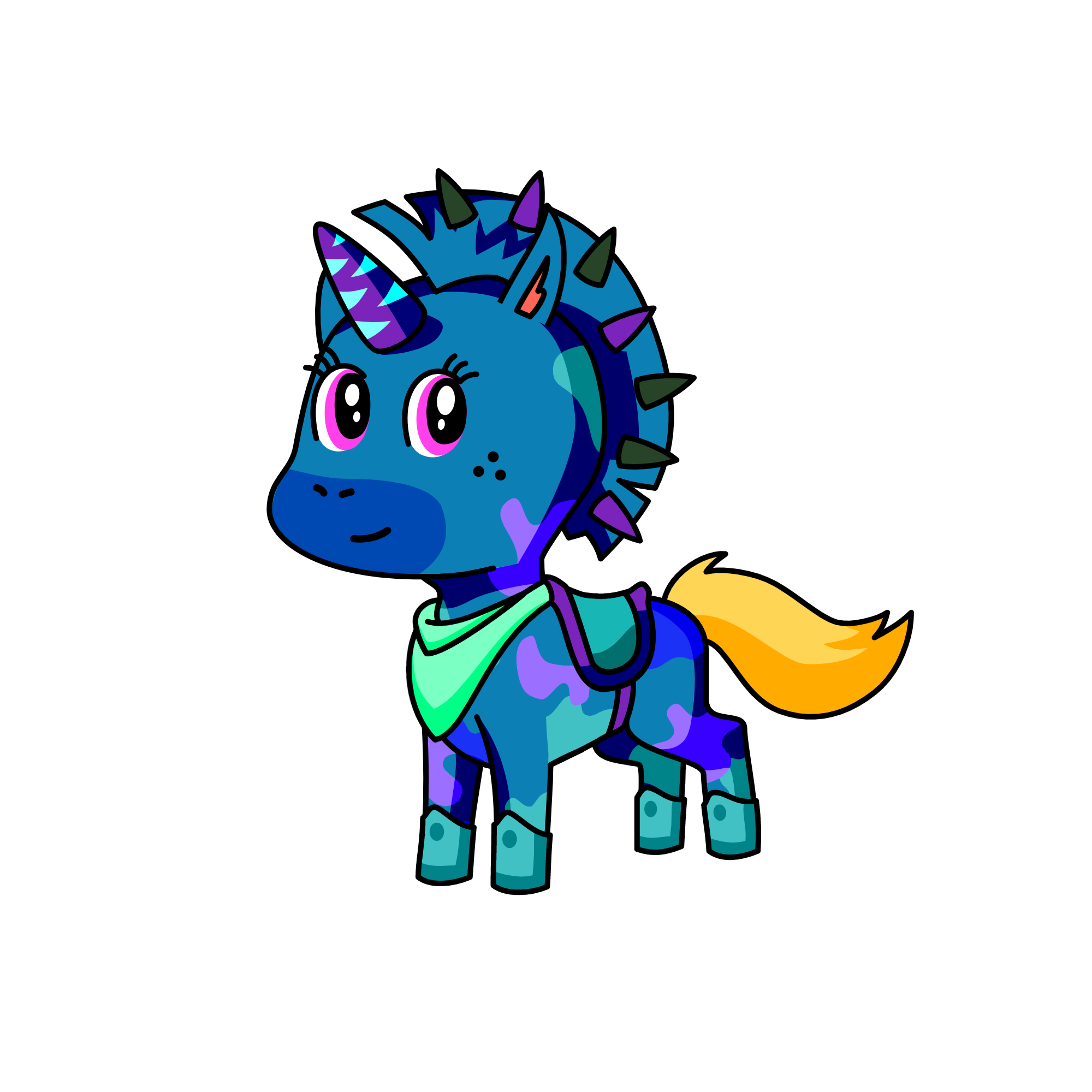 spike, the unicorn