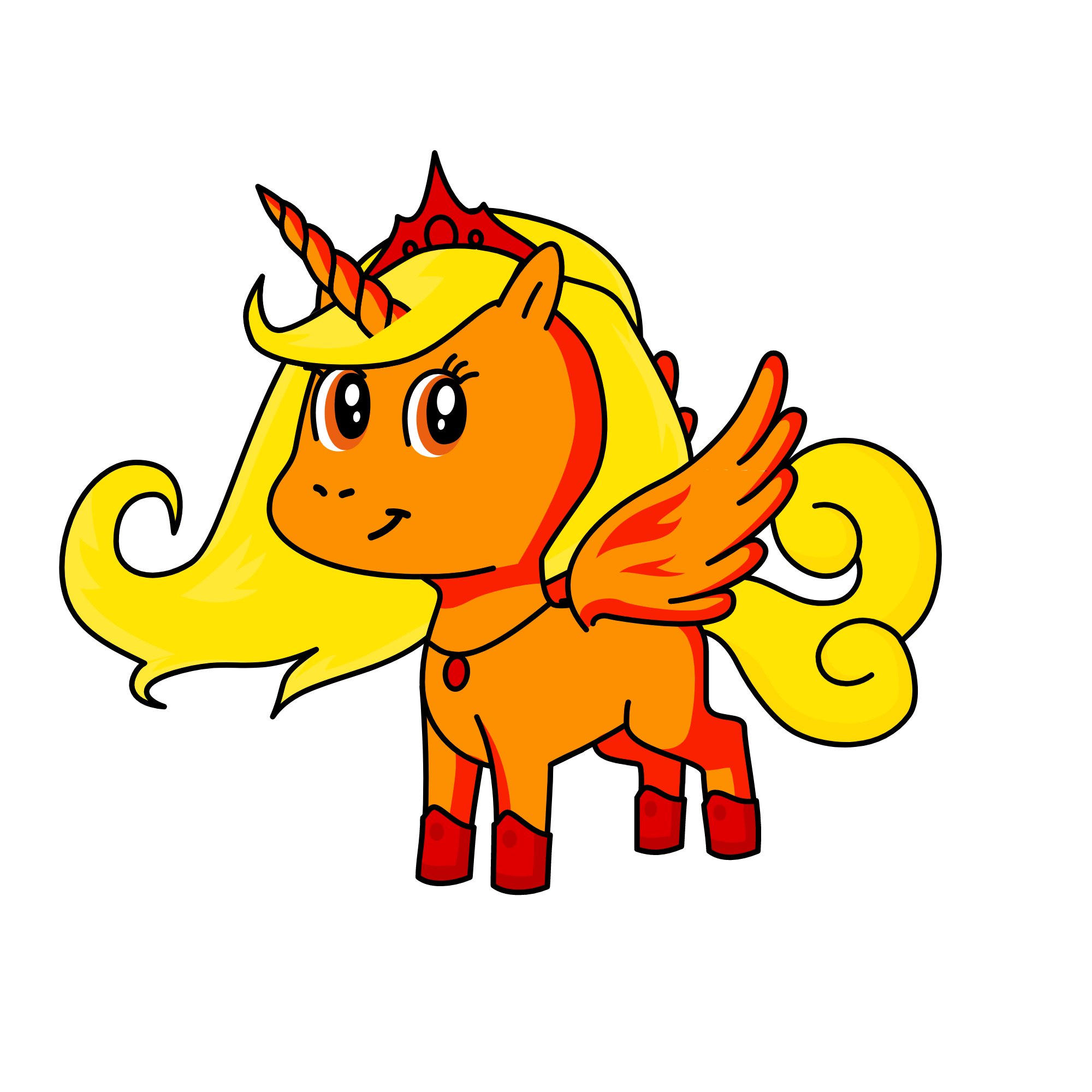 no you are not my sister, moon!!, the unicorn