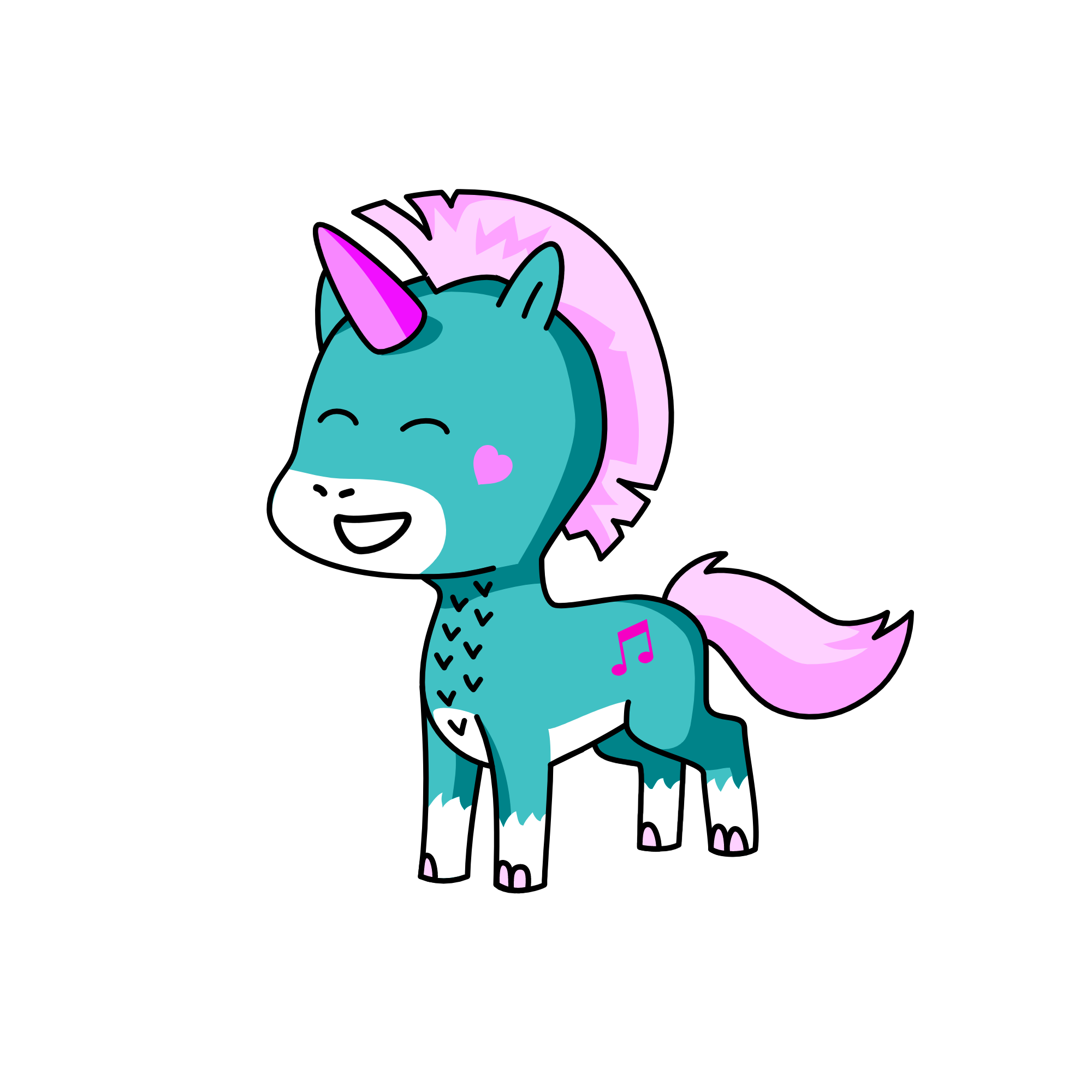 Snowy, the unicorn