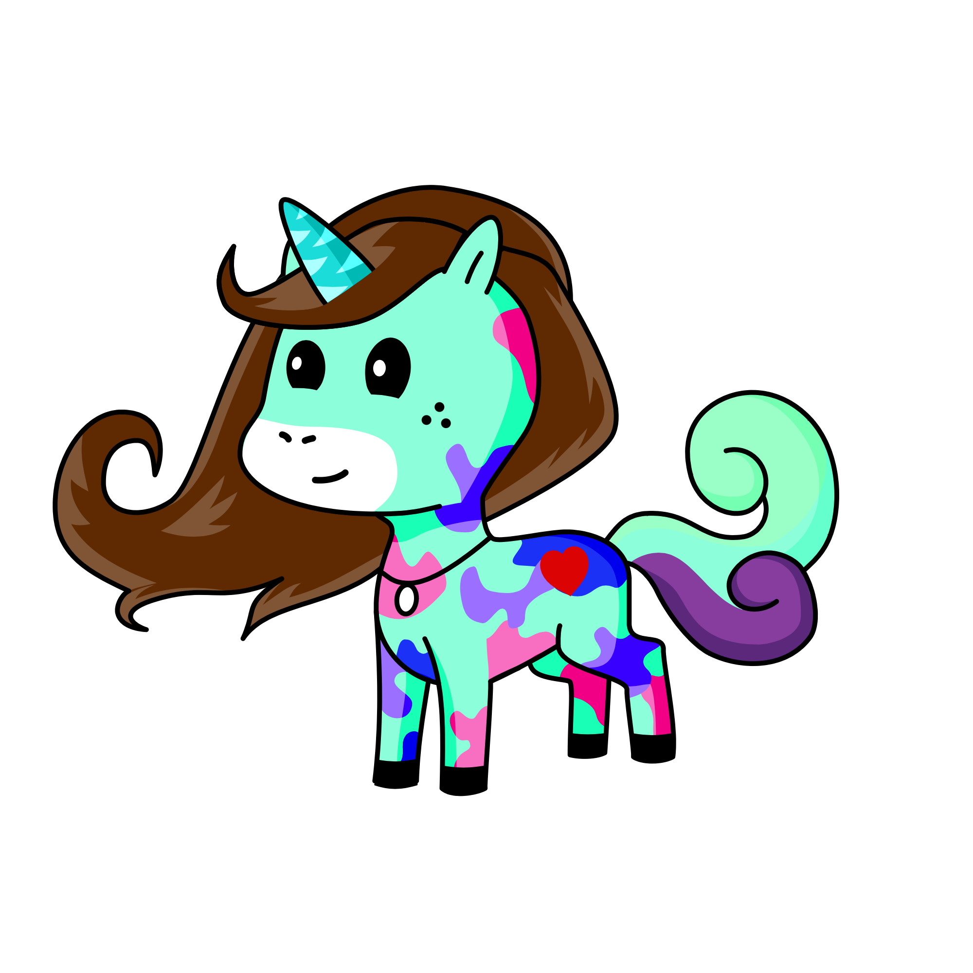 Ariel, the unicorn