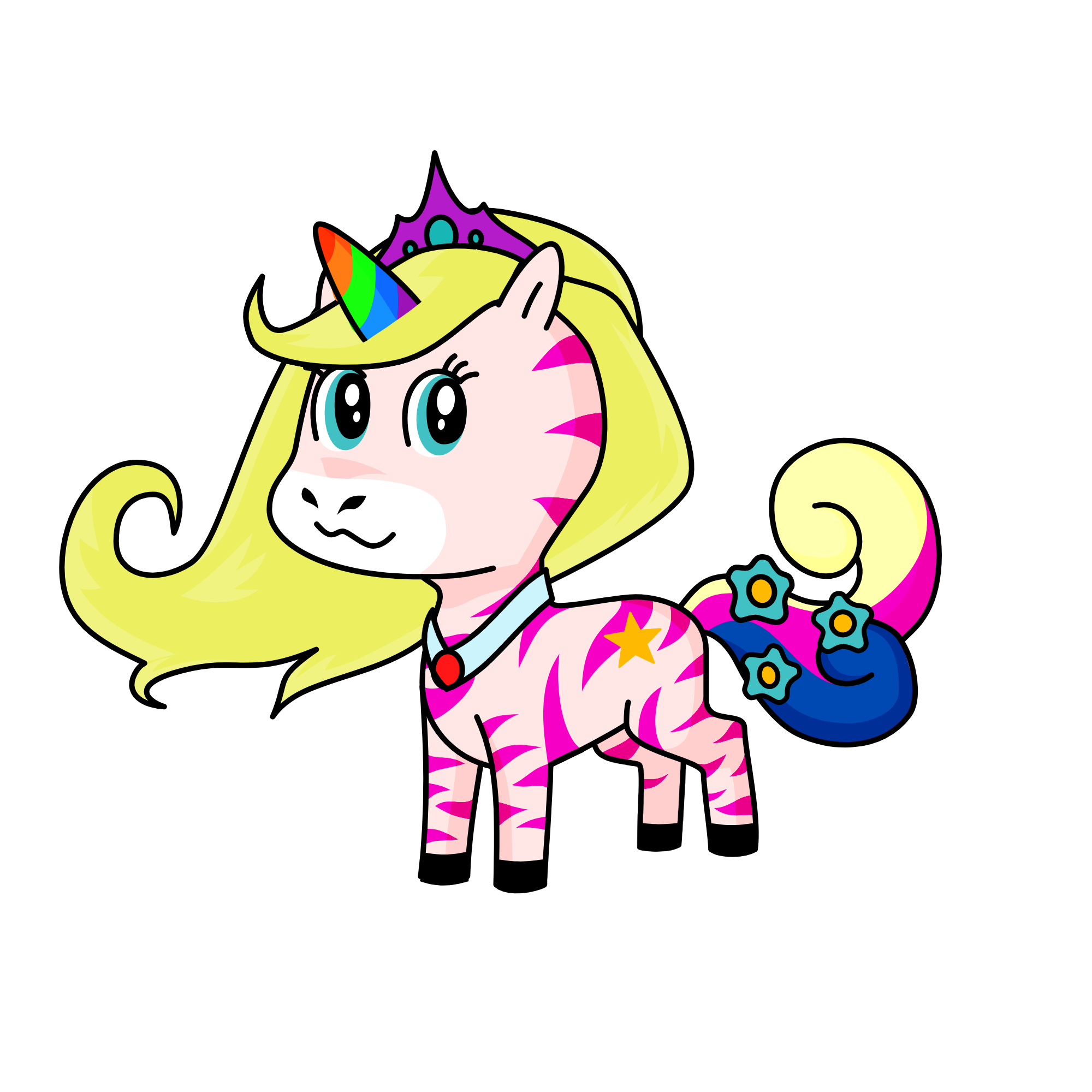 gueen celest, the unicorn